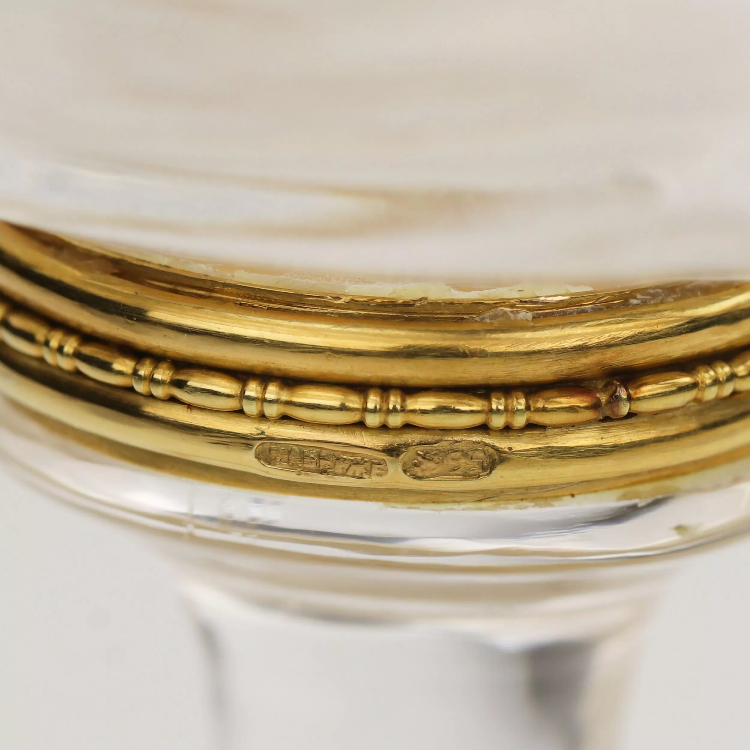 MOUNTAIN CRYSTAL BOWL WITH GOLD MOUNT BY FABERGÉ SAINT PETERSBURG, 1880–1890