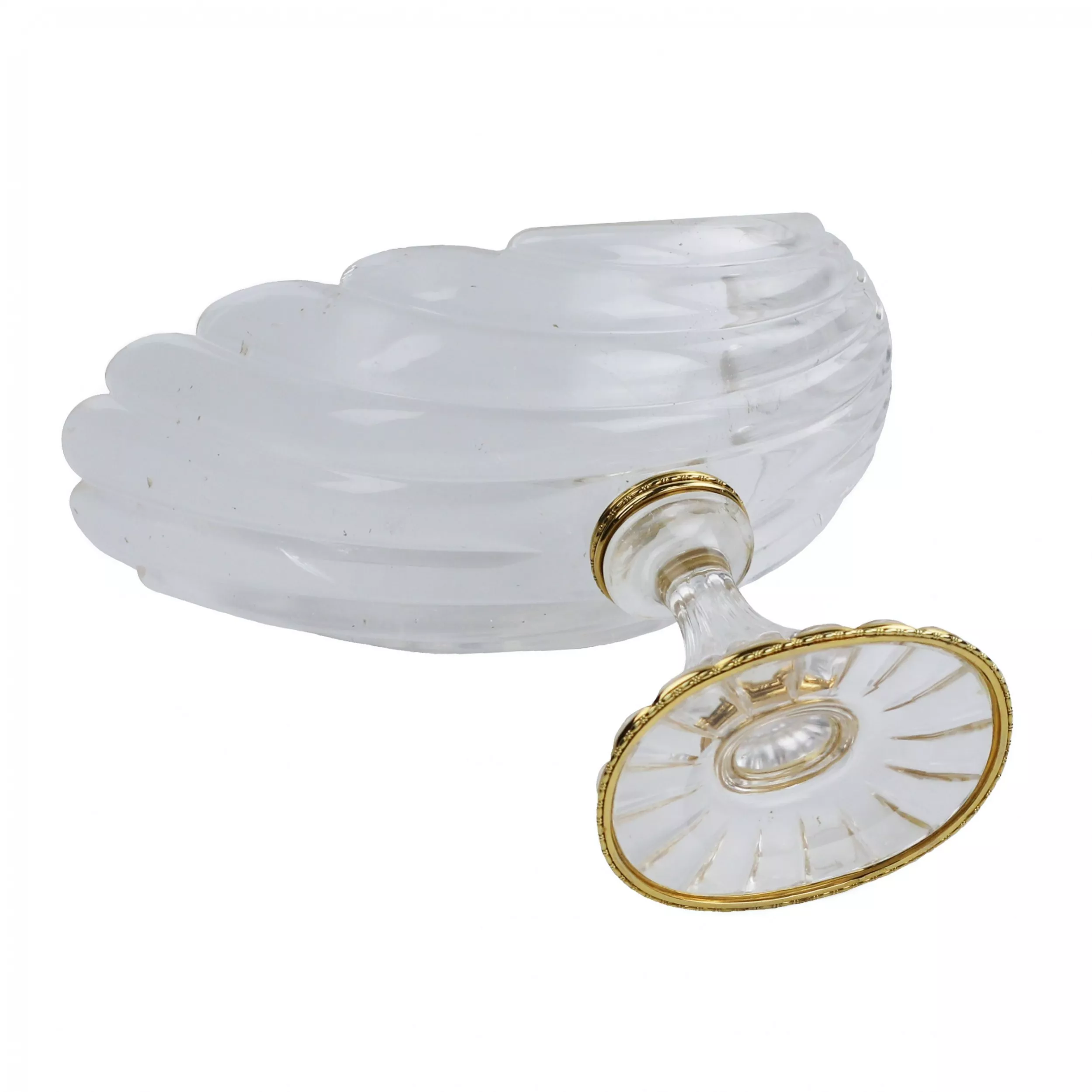 MOUNTAIN CRYSTAL BOWL WITH GOLD MOUNT BY FABERGÉ SAINT PETERSBURG, 1880–1890