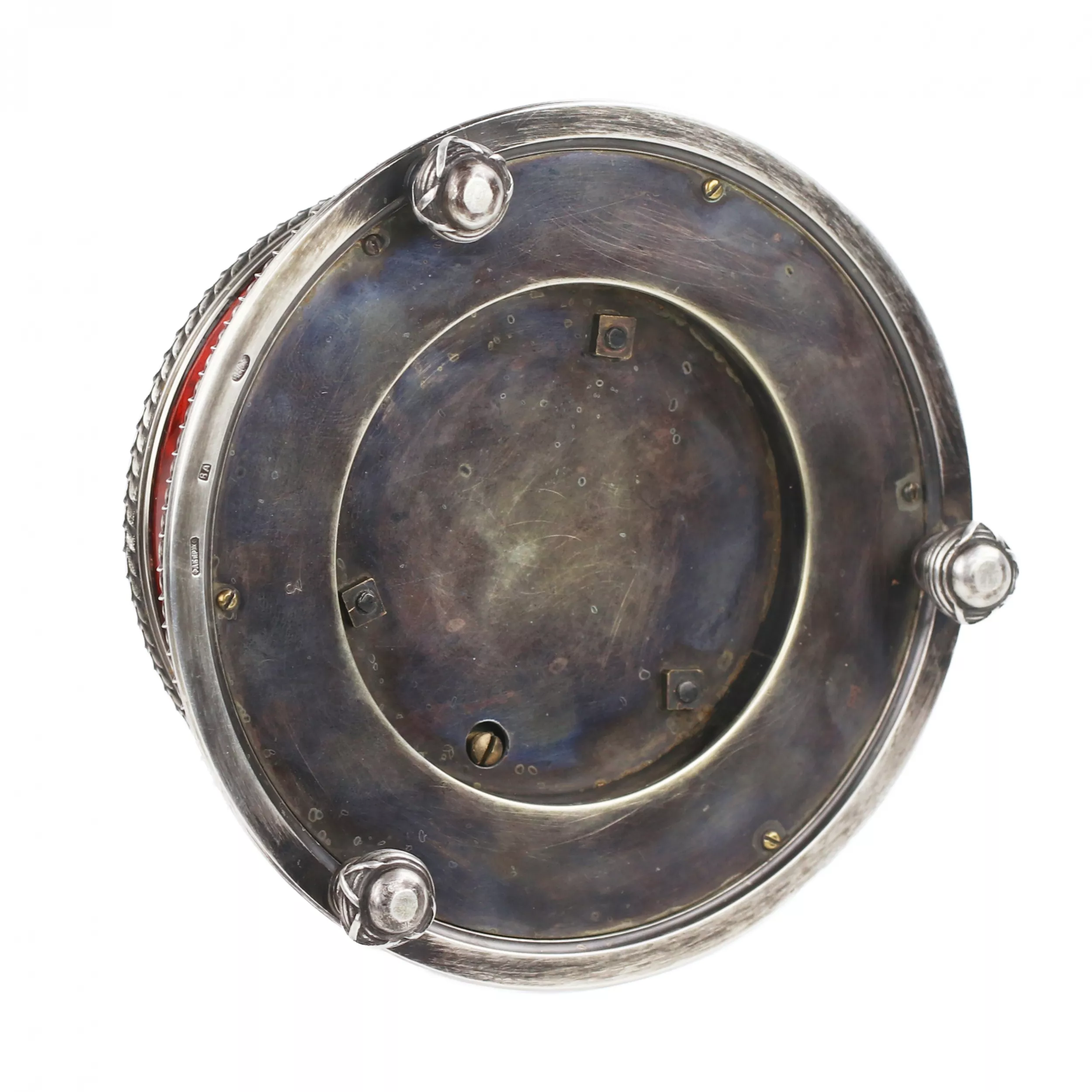 BAROMÈTRE DE TABLE PAR LA MAISON CARL FABERGÉ, MAÎTRE VICTOR AARNE. SAINT-PÉTERSBOURG, 1899–1904