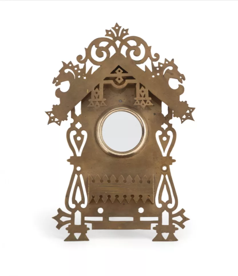 PHOTOGRAPH FRAME IN THE FORM OF A FAIRYTALE HOUSE RUSSIA, EARLY 20TH CENTURY