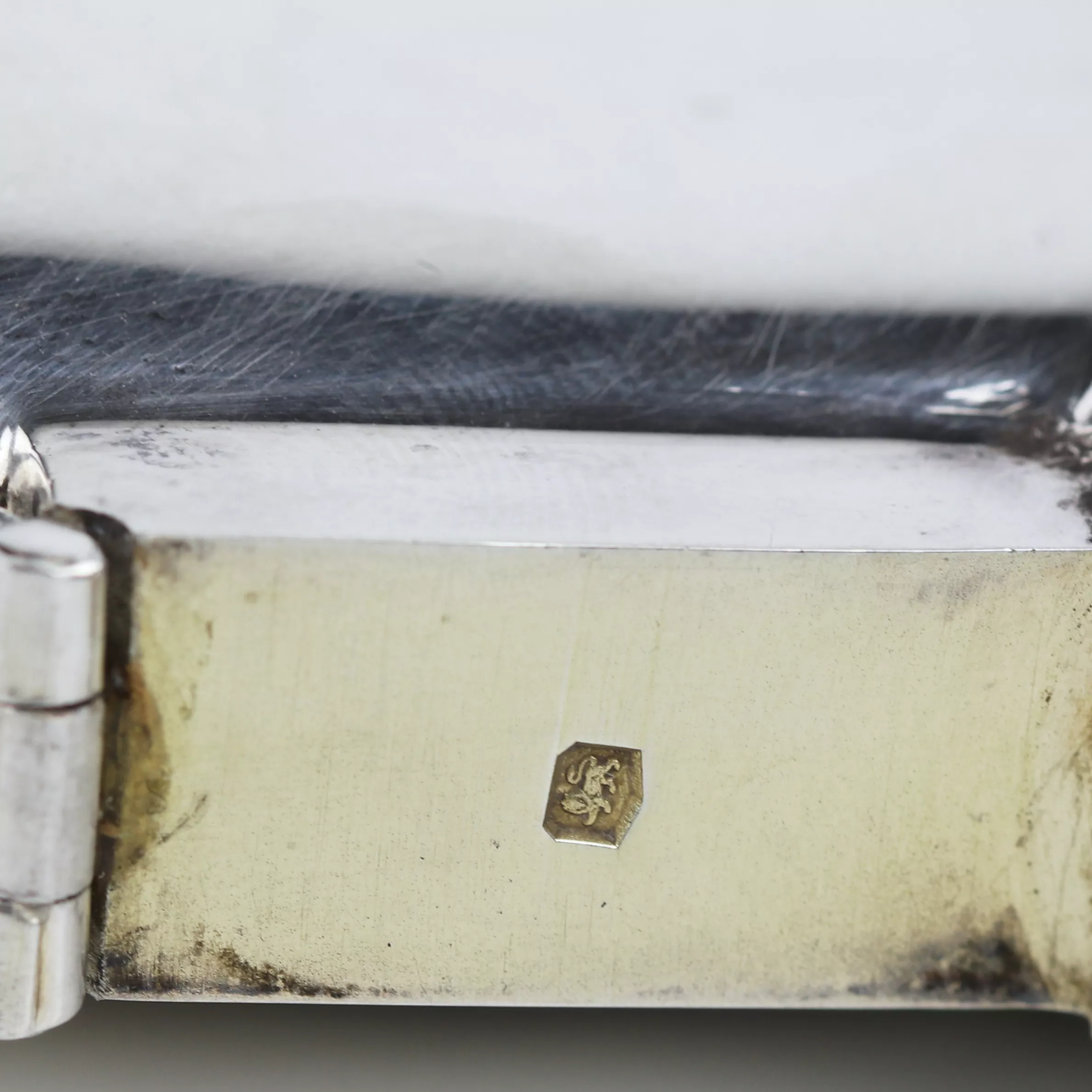 SILVER HIP FLASK. MAPPIN & WEBB. SHEFFIELD, ENGLAND. 1918