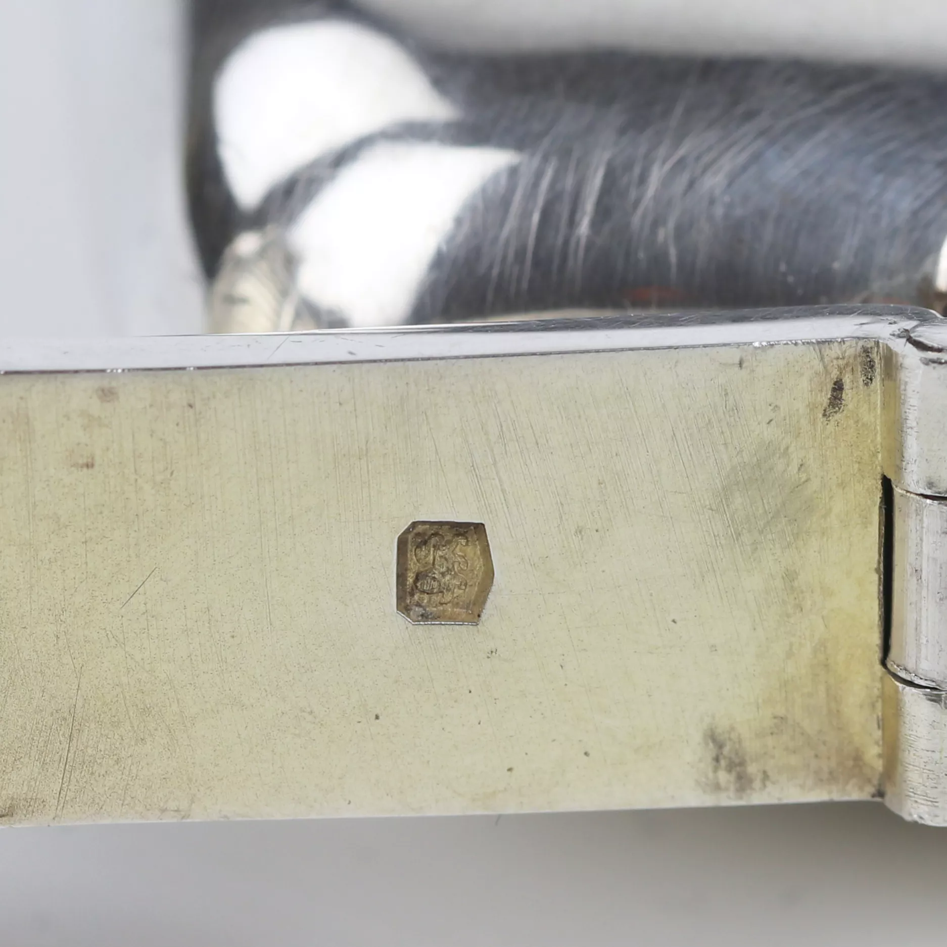 SILVER HIP FLASK. MAPPIN & WEBB. SHEFFIELD, ENGLAND. 1918