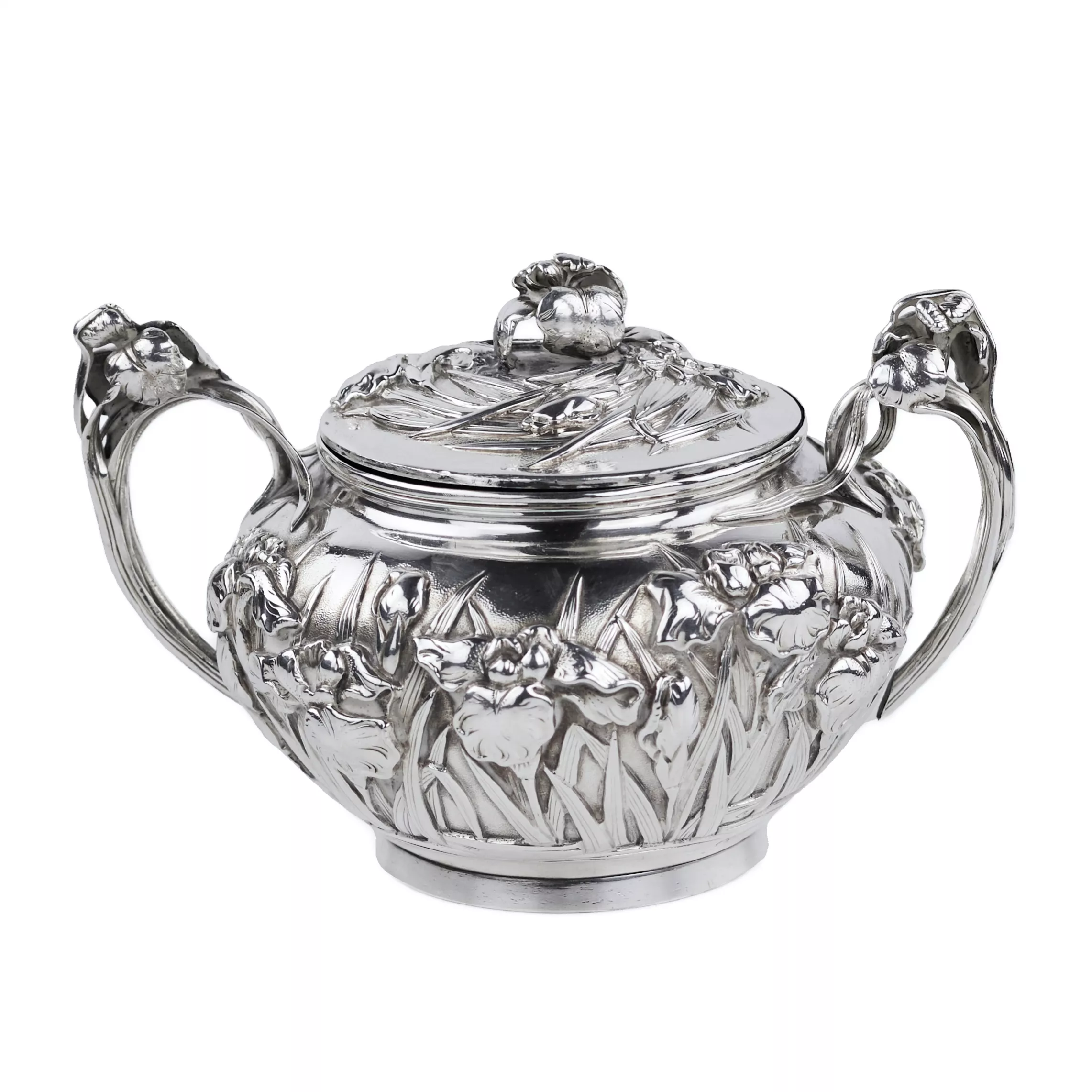 SILVER TEA SET JAPAN, MEIJI PERIOD (1868-1912) 