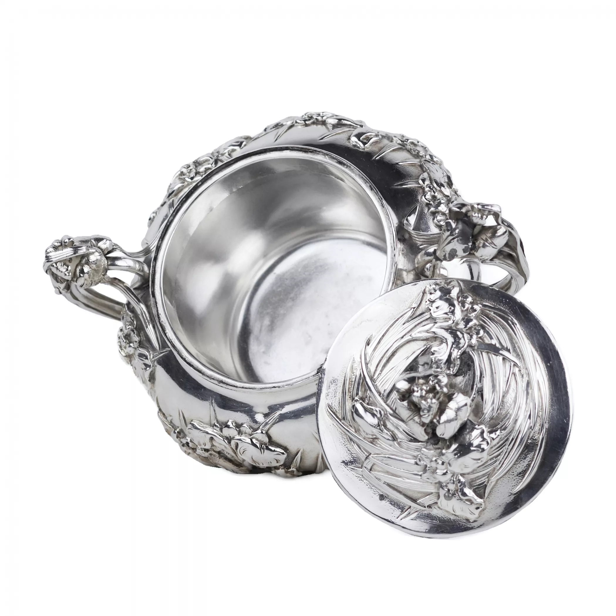 SILVER TEA SET JAPAN, MEIJI PERIOD (1868-1912) 