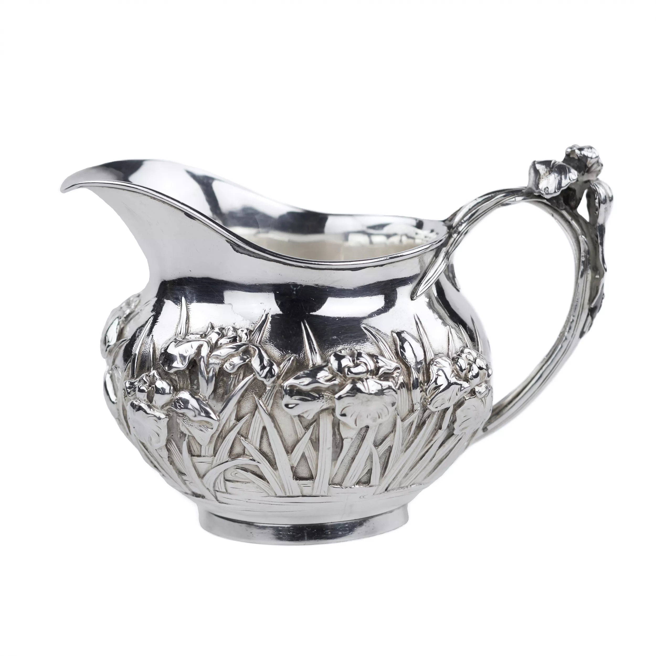 SILVER TEA SET JAPAN, MEIJI PERIOD (1868-1912) 