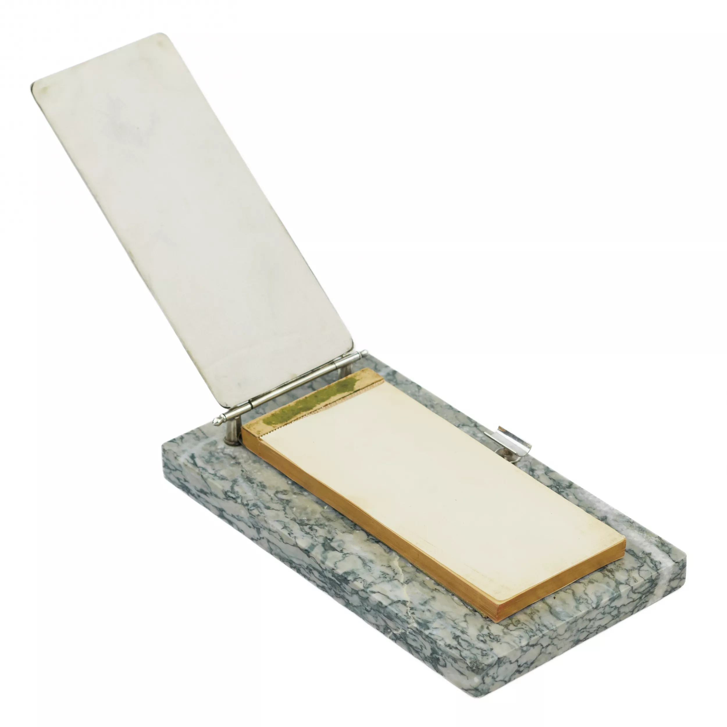 DESK SILVER NOTEPAD IN OLD RUSSIAN STYLE PETR MILYUKOV, RUSSIA, EARLY 20TH CENTURY