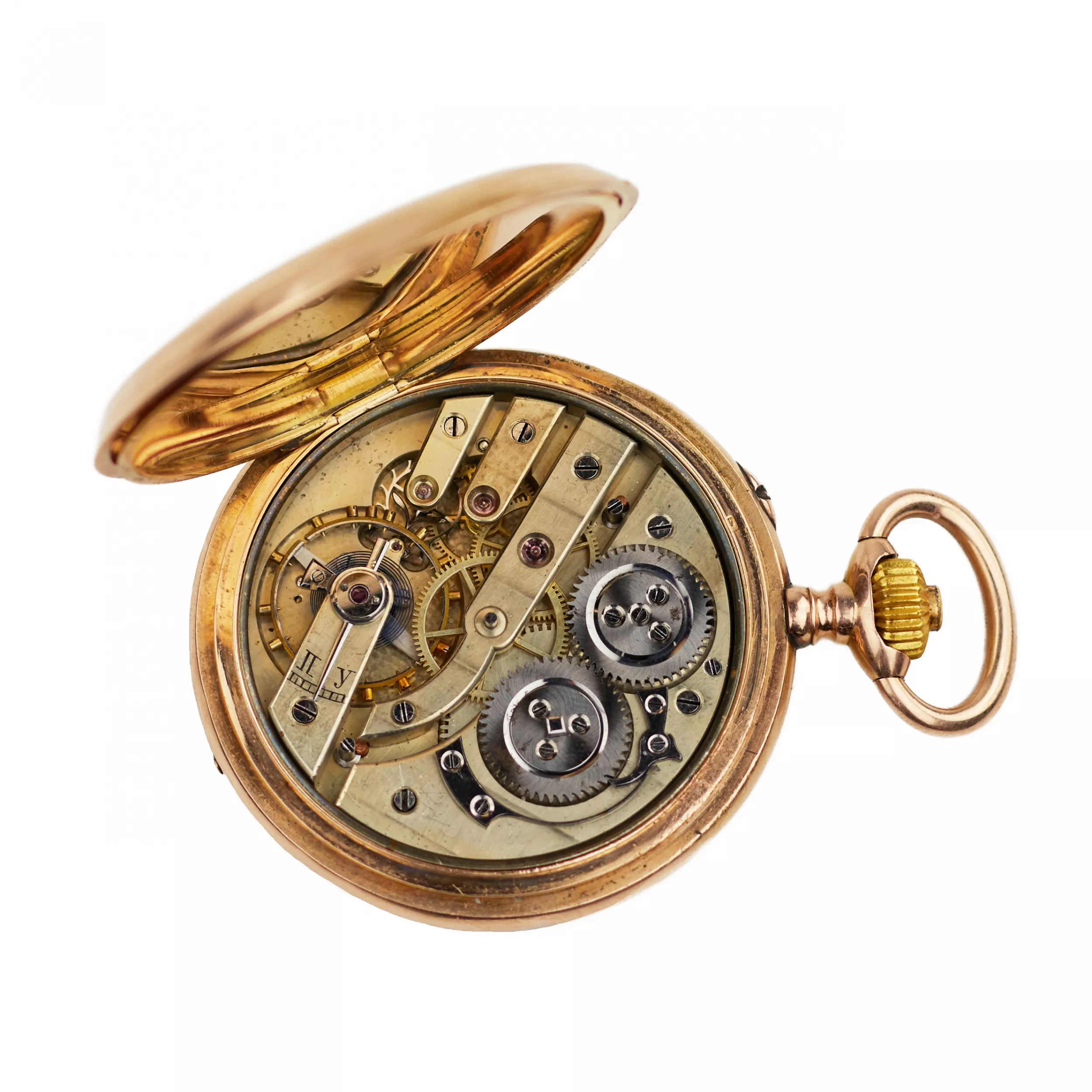 MONTRE DE POCHE À L’AIGLE BICÉPHALE DE RUSSIE  RUSSIE, PAVEL BUHRÉ, VERS 1900–1903