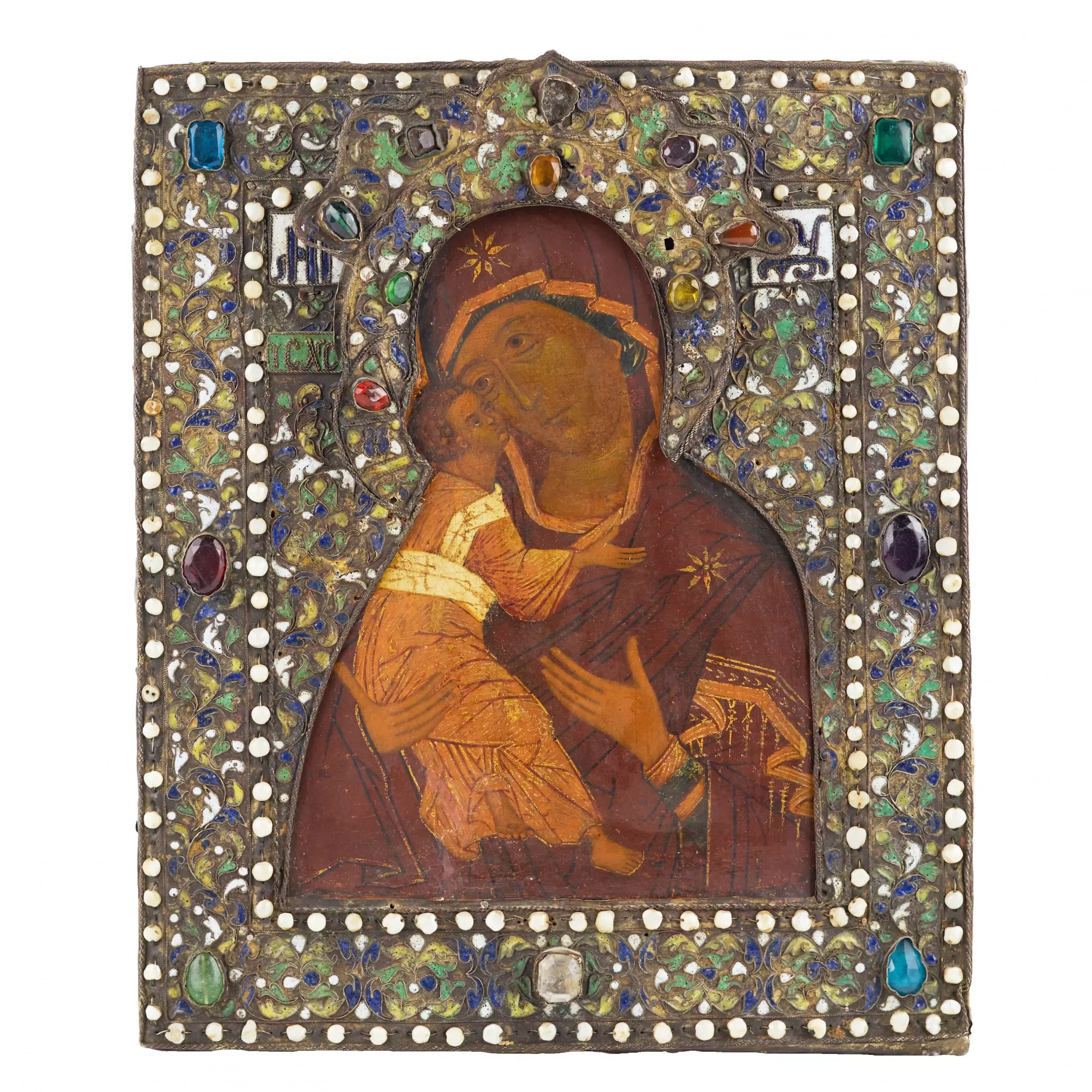 ICÔNE DE LA MÈRE DE DIEU DE L’UMILIATION (UMILENIE) RUSSIE, MOSCOU, XVIe–XVIIe SIÈCLE