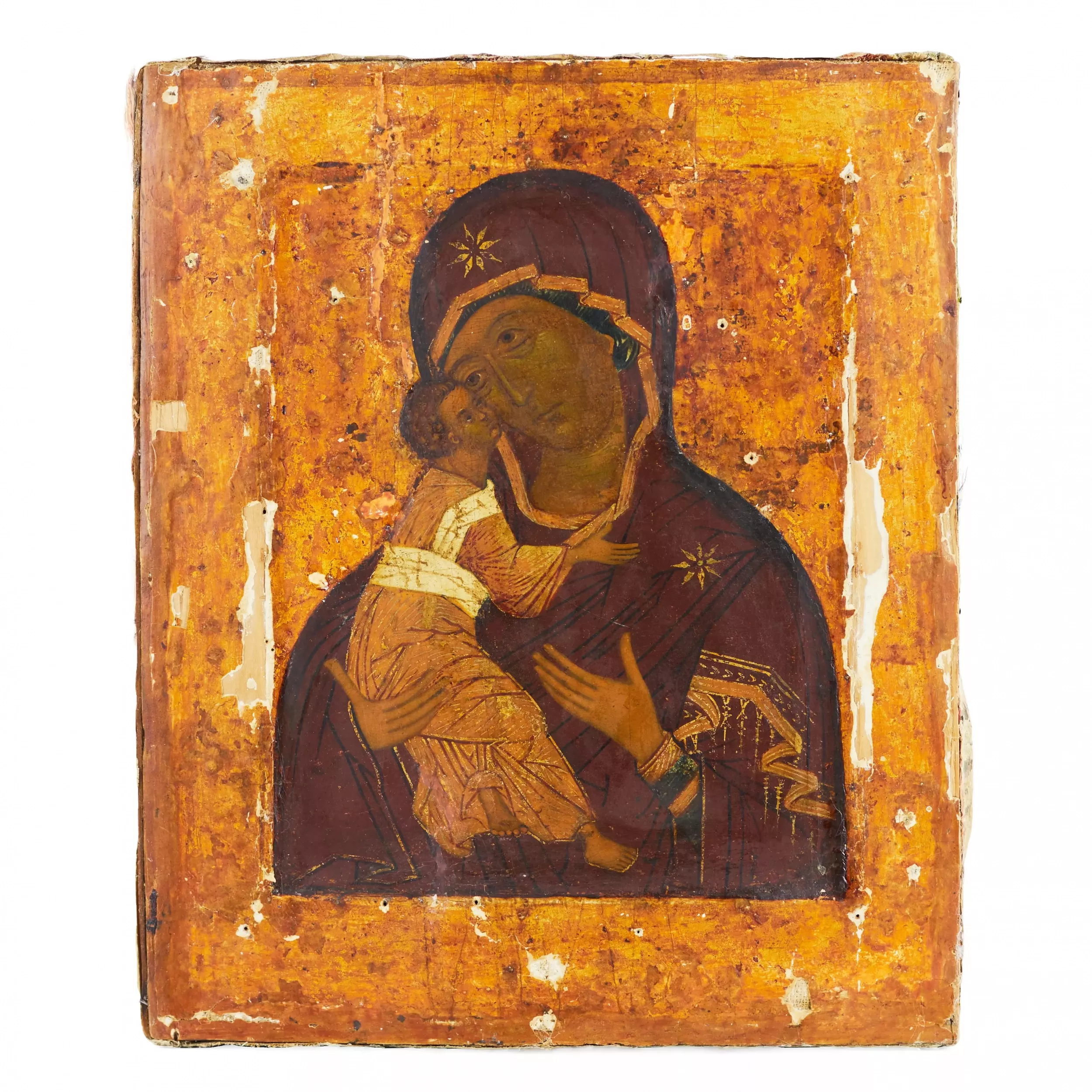 ICÔNE DE LA MÈRE DE DIEU DE L’UMILIATION (UMILENIE) RUSSIE, MOSCOU, XVIe–XVIIe SIÈCLE