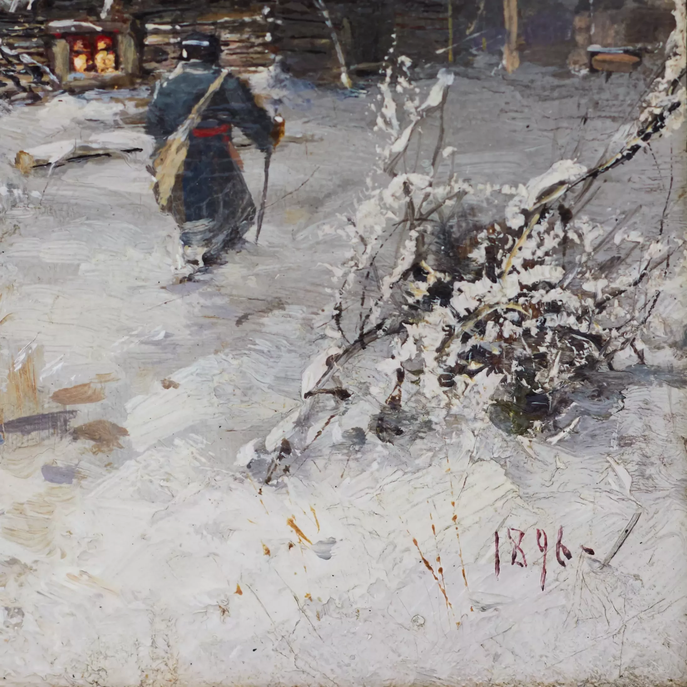  PAYSAGE D’HIVER, JULIUS VON KLEVER (1850–1924)  RUSSIE, 1896