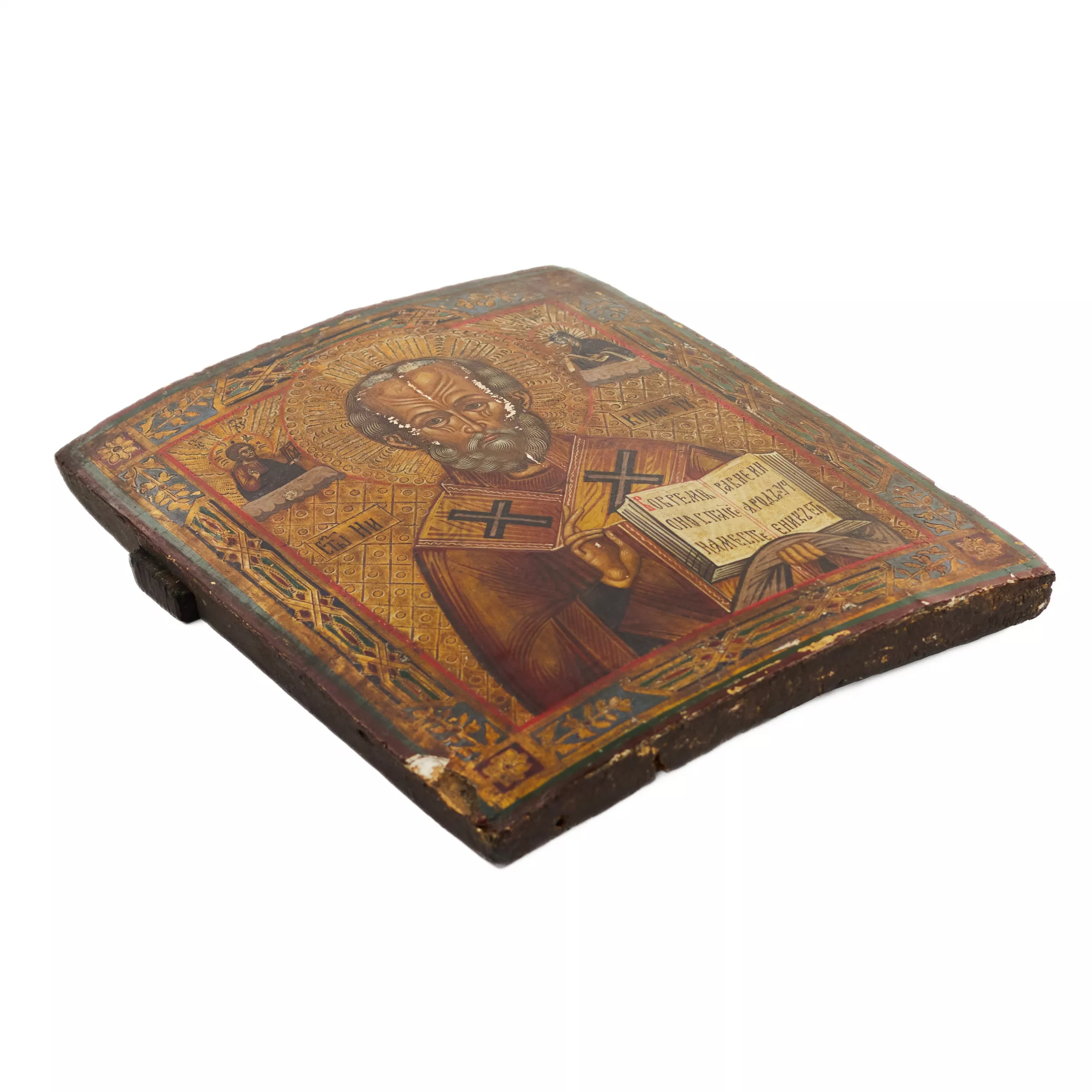 ICON “SAINT NICHOLAS THE MIRACLE WORKER” RUSSIA, SECOND HALF OF THE 19TH CENTURY