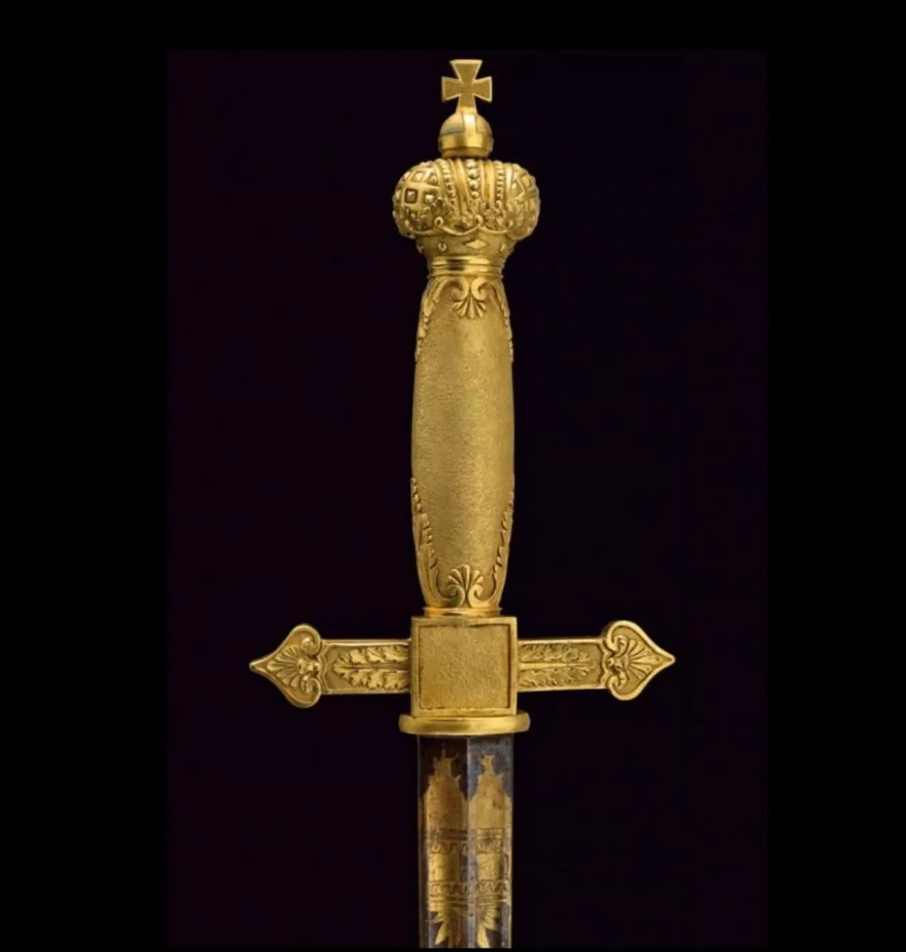 ÉPÉE CÉRÉMONIELLE DE PRÉSENTATION  EMPIRE RUSSE, PREMIÈRE MOITIÉ DU XIXᵉ SIÈCLE