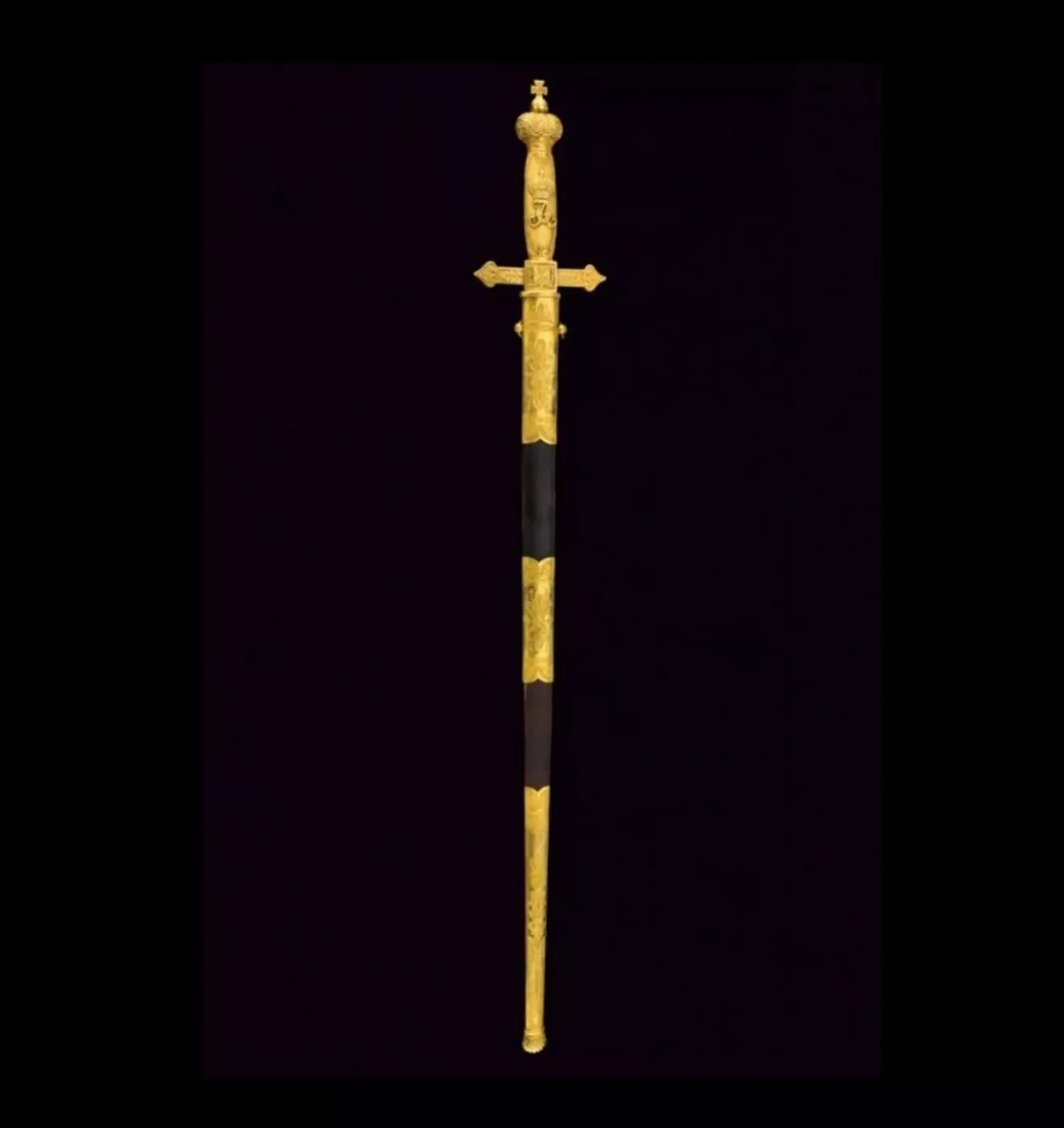 ÉPÉE CÉRÉMONIELLE DE PRÉSENTATION  EMPIRE RUSSE, PREMIÈRE MOITIÉ DU XIXᵉ SIÈCLE