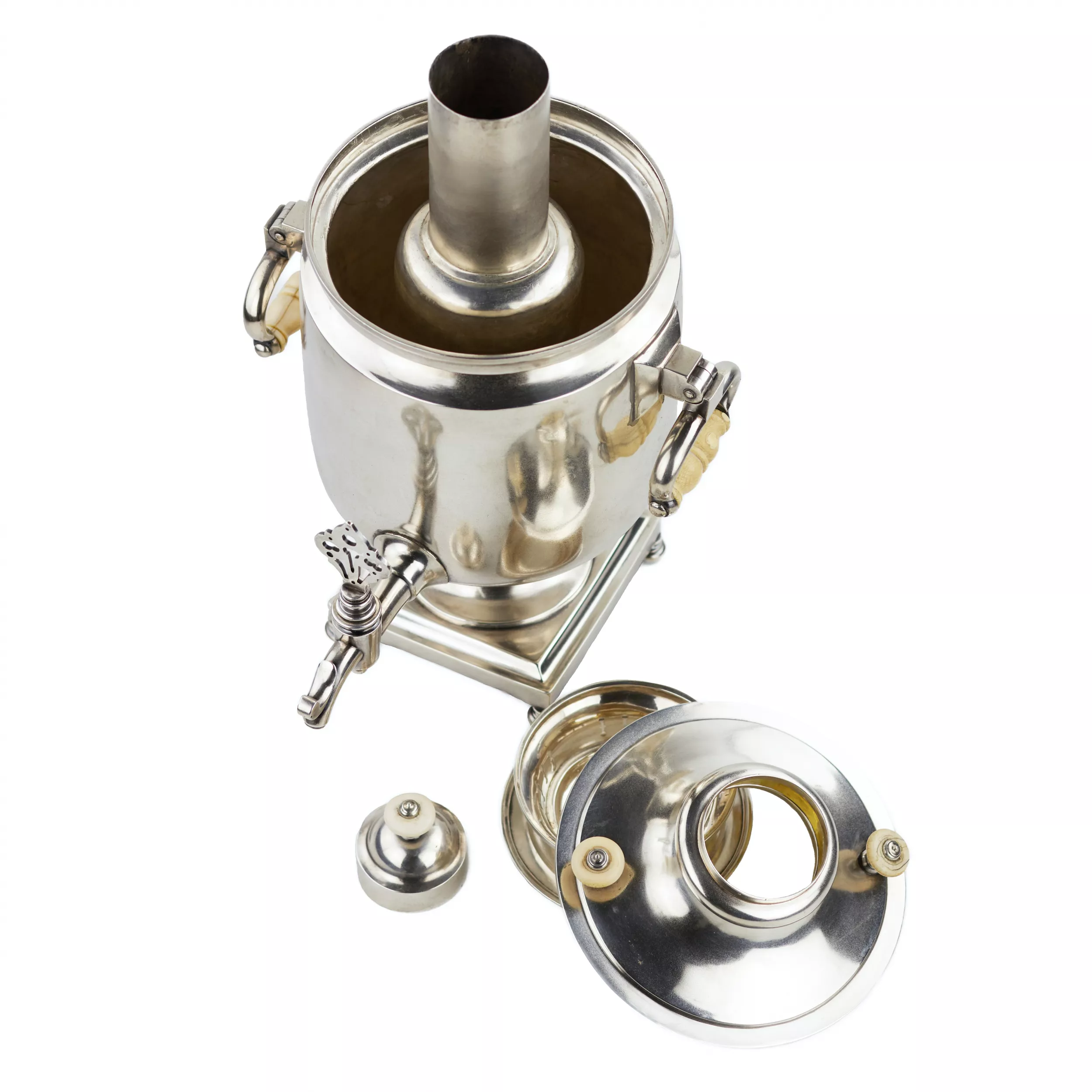 SILVER SAMOVAR. JOHAN OLSONIUS RUSSIA, SAINT PETERSBURG, THIRD QUARTER OF THE 19TH CENTURY