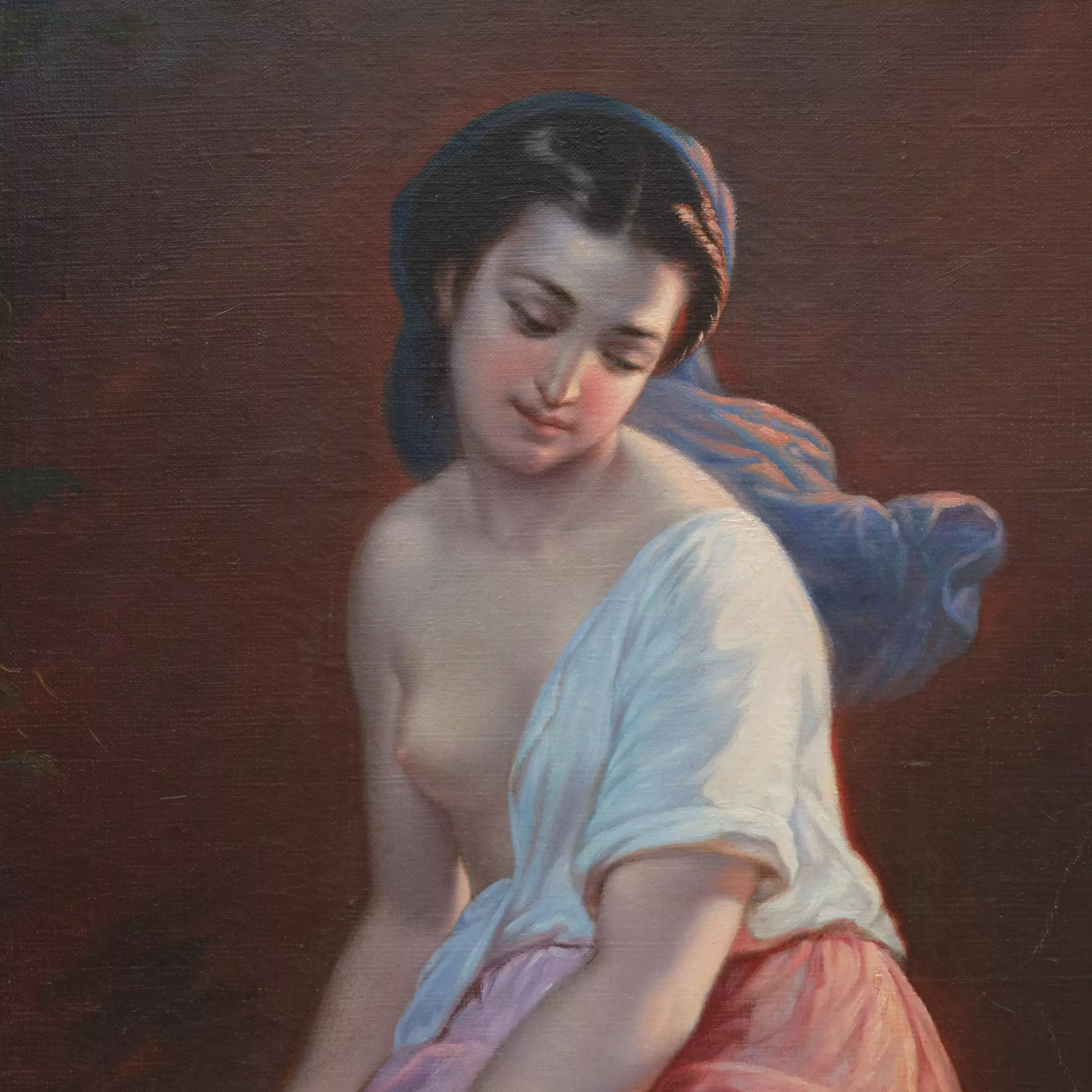 GIUSEPPE MAZZOLINI (1806–1876). VIRGINIA. ITALIE, ROME, 1874