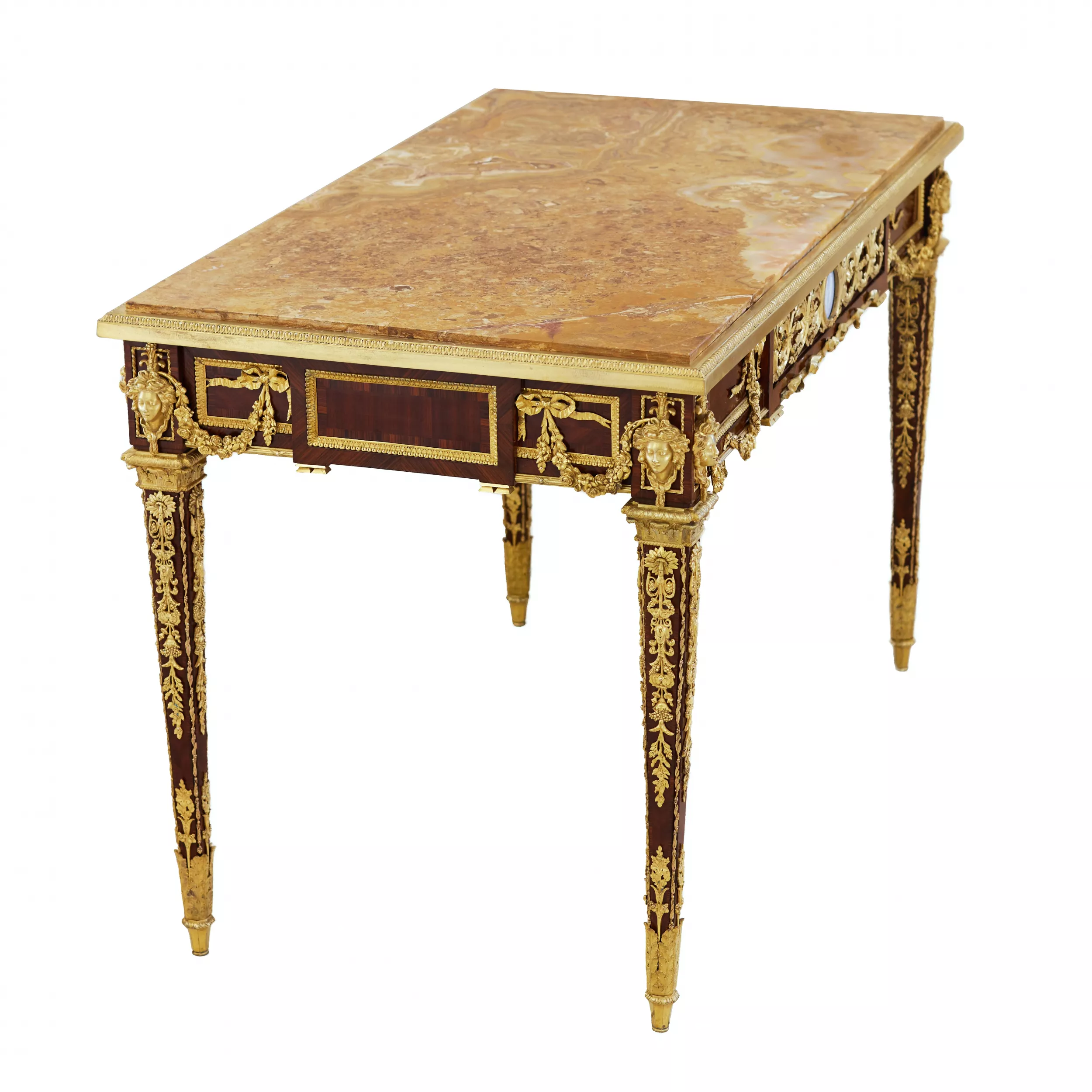 LOUIS XVI STYLE WRITING DESK. MODEL BY JOSEPH-EMMANUEL ZWIENER FRANCE, PARIS, LAST QUARTER OF THE 19TH CENTURY