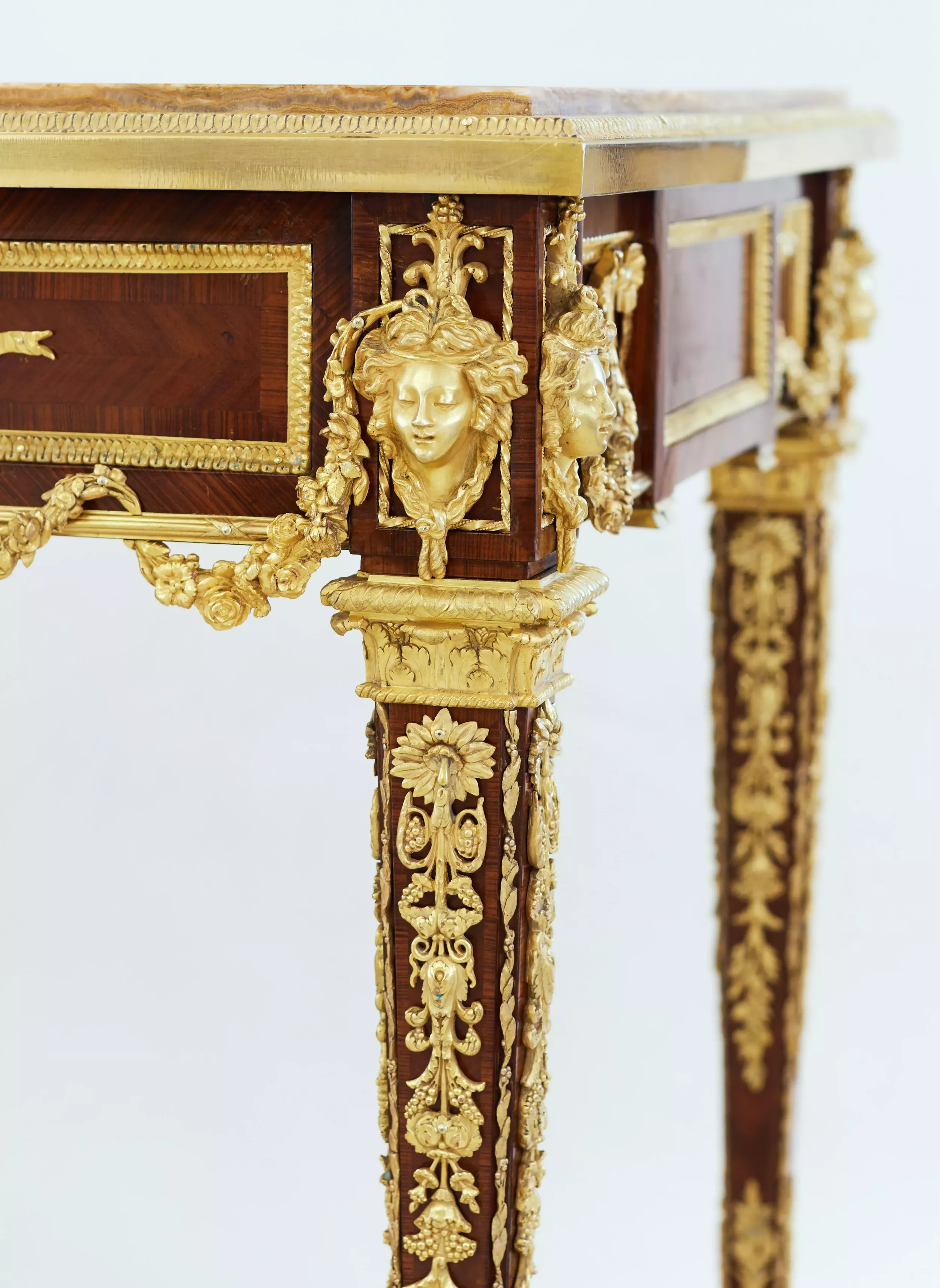 LOUIS XVI STYLE WRITING DESK. MODEL BY JOSEPH-EMMANUEL ZWIENER FRANCE, PARIS, LAST QUARTER OF THE 19TH CENTURY