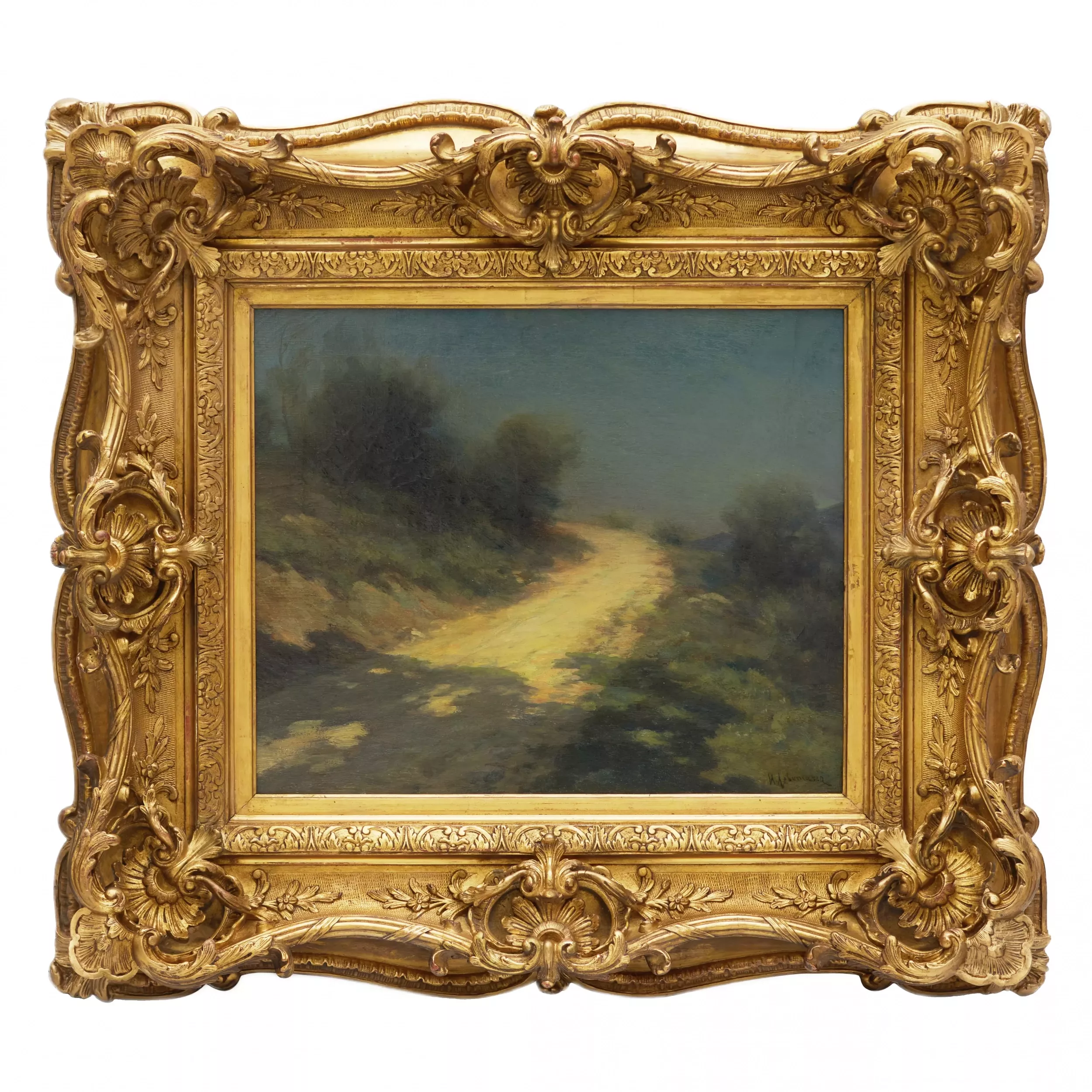 ISAAC ILITCH LÉVITAN (1860–1900) CHEMIN DE CAMPAGNE FIN DU XIXe SIÈCLE