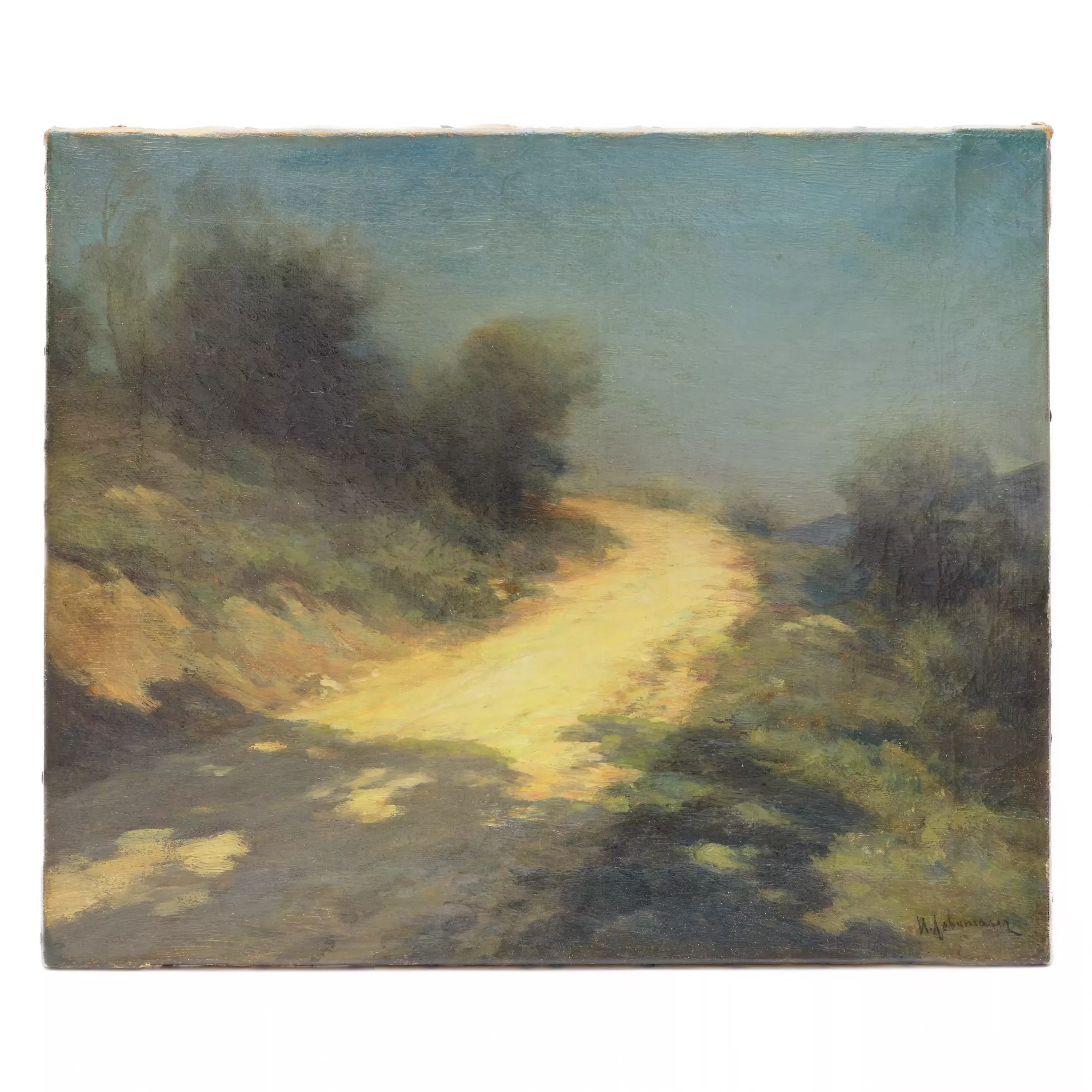 ISAAC ILITCH LÉVITAN (1860–1900) CHEMIN DE CAMPAGNE FIN DU XIXe SIÈCLE