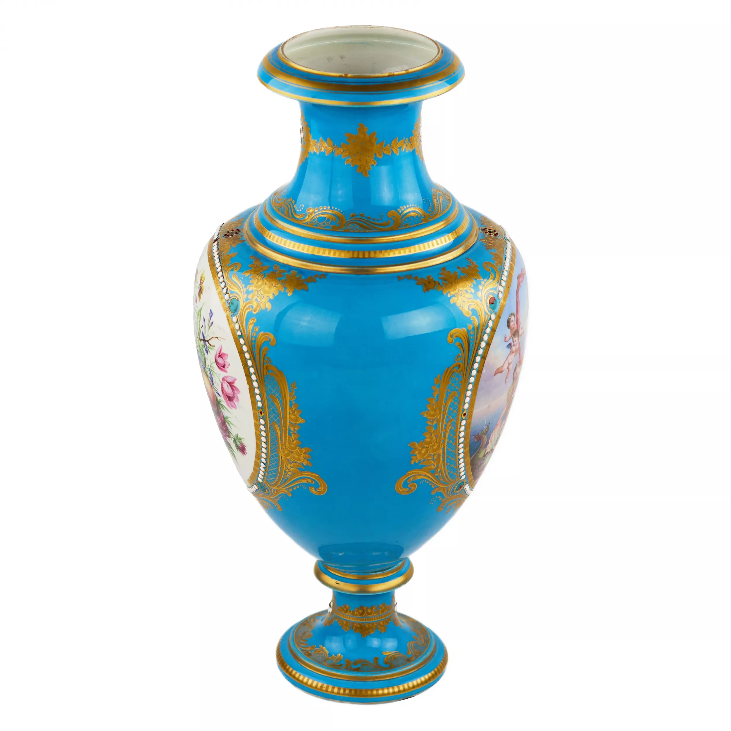 GRANDE VASE EN PORCELAINE « LA NAISSANCE DE VÉNUS » FRANCE, MANUFACTURE NATIONALE DE SÈVRES, SECONDE MOITIÉ DU XIXᵉ SIÈCLE