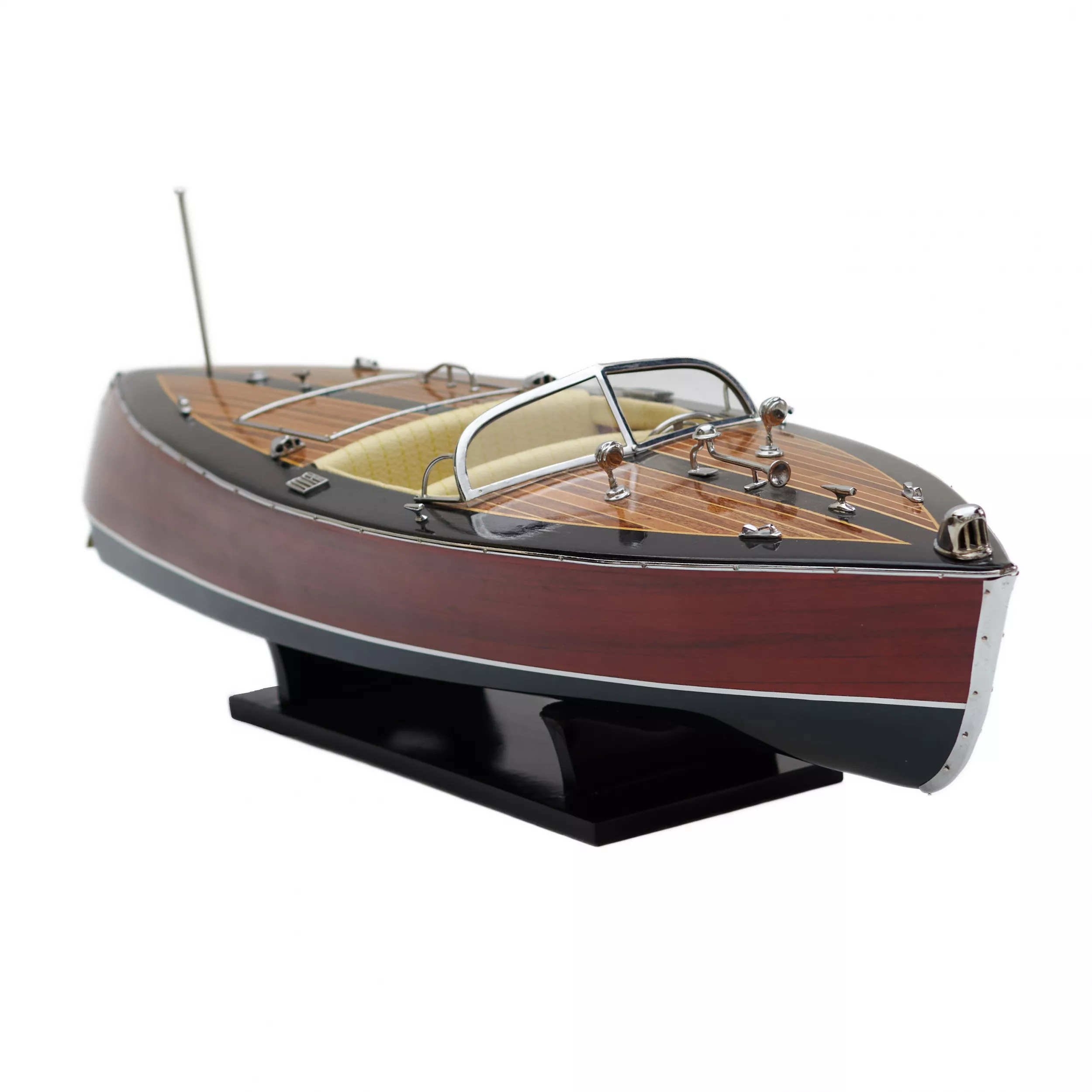 ART DECO STYLE MOTORBOAT MODEL FRANCE, 1930S