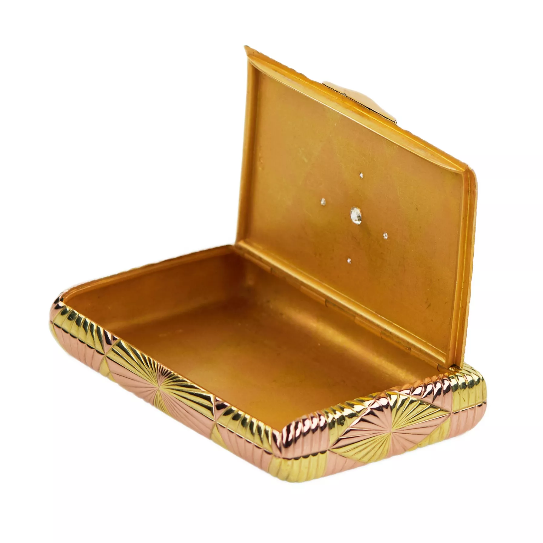 GOLD CIGARETTE CASE, GABRIEL NUKKANEN, FABERGÉ, ST PETERSBURG, LATE 19TH CENTURY