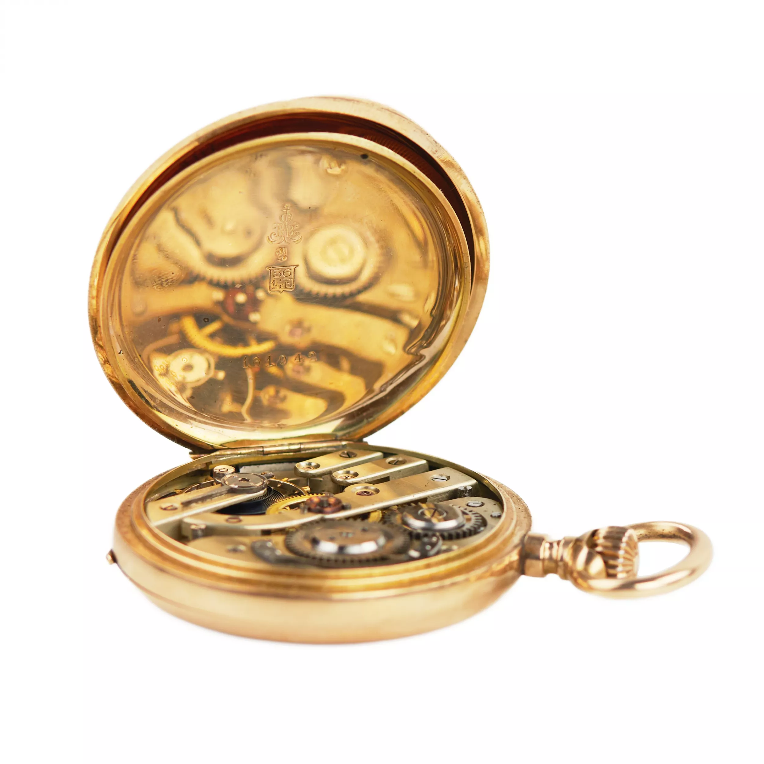BOREL POCKET WATCH, NEUCHÂTEL, 14K GOLD SWITZERLAND, LATE 19TH – EARLY 20TH CENTURY