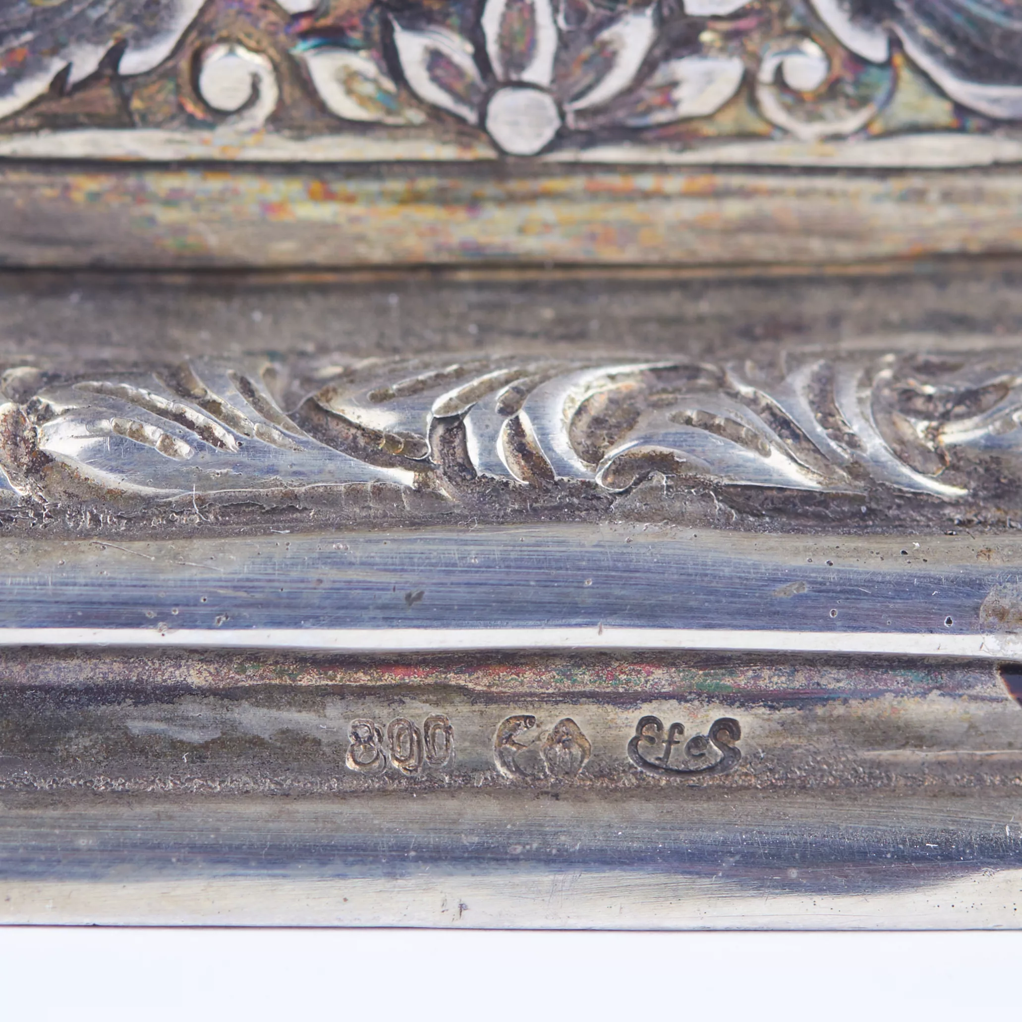 FIGURE DE CABINET EN ARGENT D’UN CHEVALIER ALLEMAGNE, HANAU, EFES, TOURNANT DES XIXe - XXe SIÈCLES