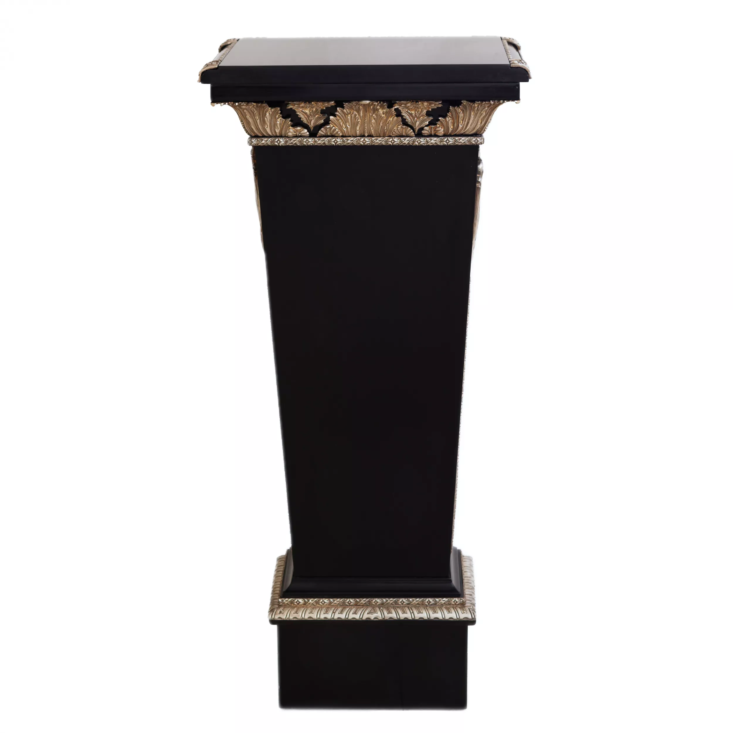 THREE BOULLE STYLE PEDESTALS WITH MARQUETRY DECORATION FRANCE, 20TH CENTURY