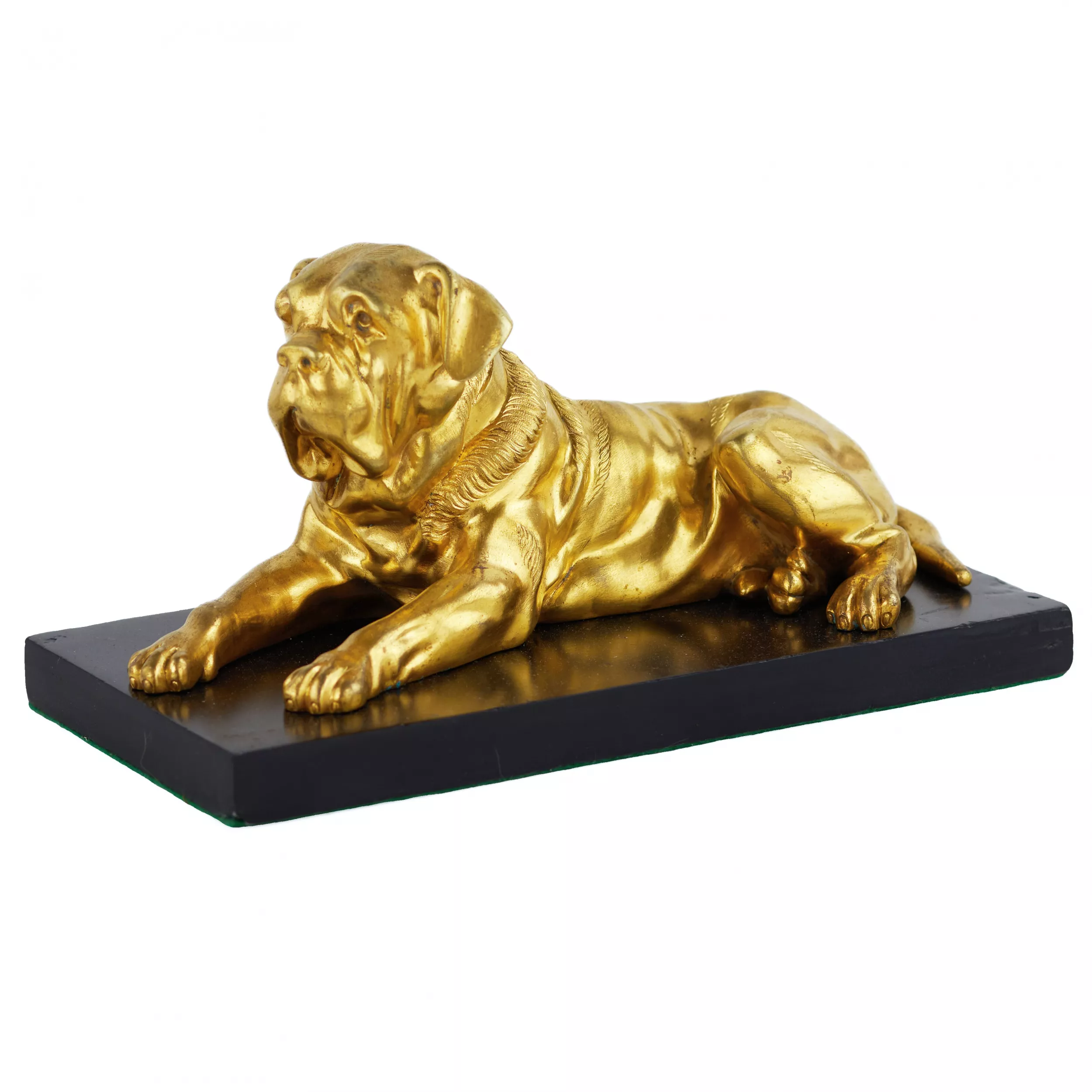 BRONZE SCULPTURE “ENGLISH MASTIFF” EUROPE, LATE 19TH CENTURY