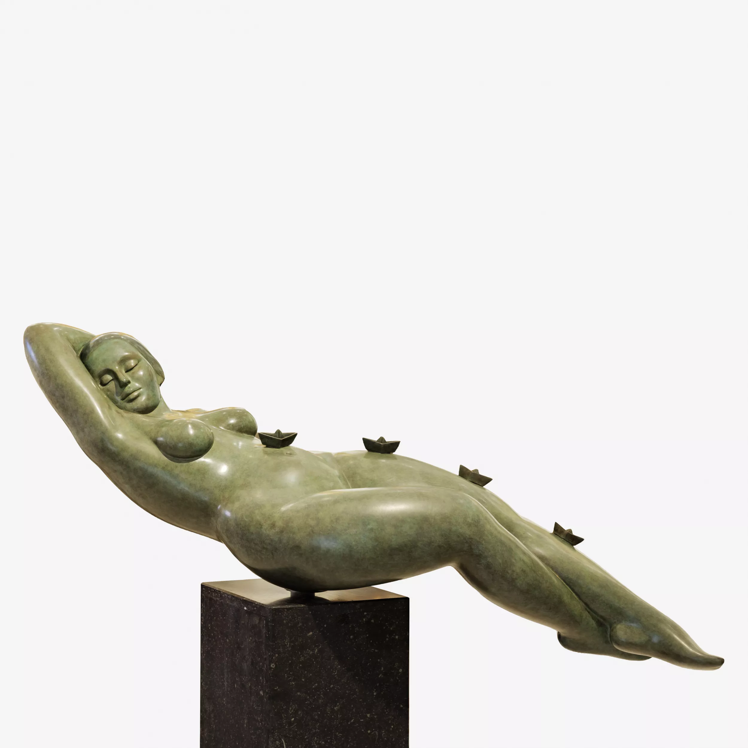 BRONZE SCULPTURE SEASCAPE. ERWIN MEIJER. THE NETHERLANDS. 2006