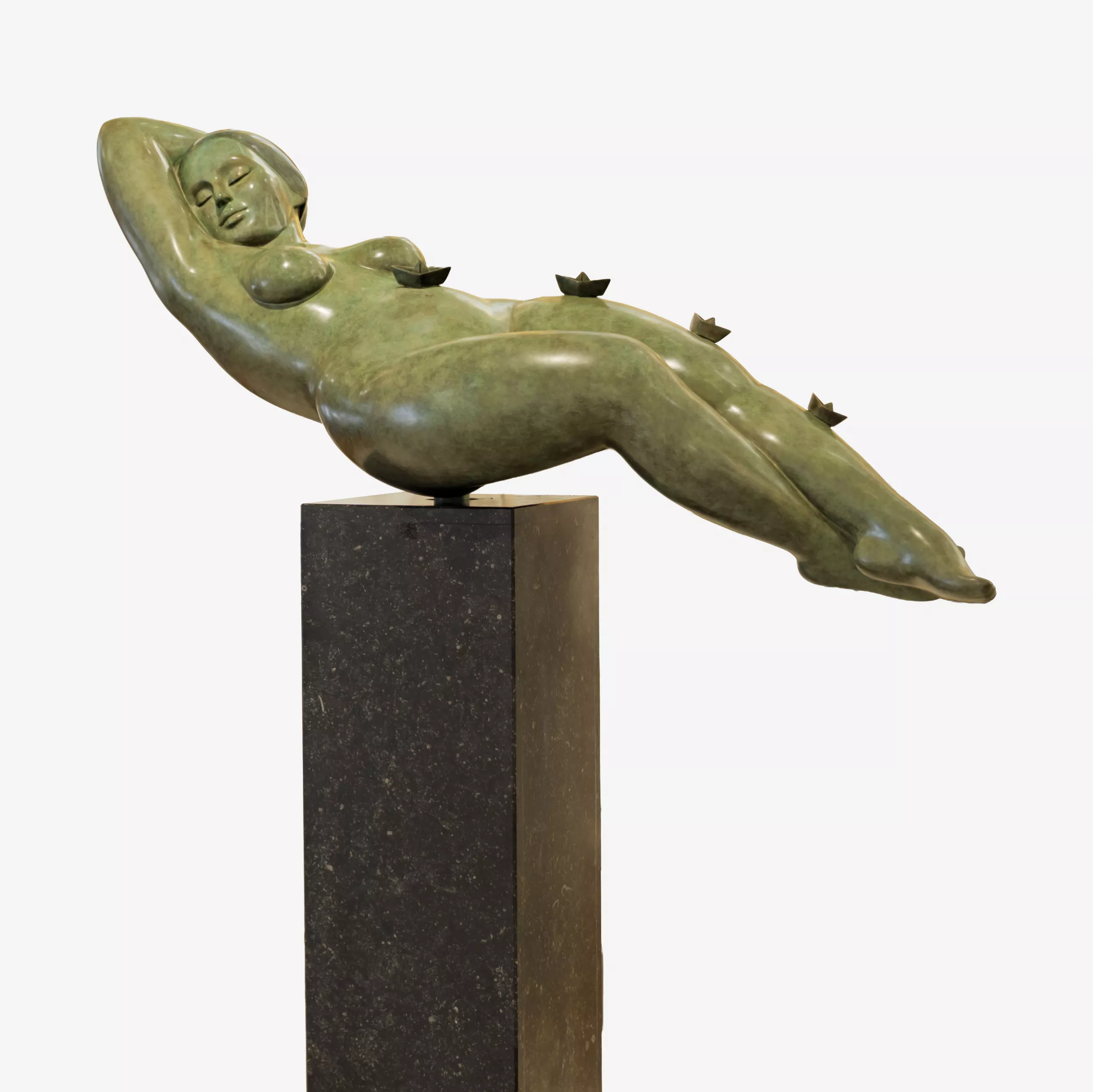 BRONZE SCULPTURE SEASCAPE. ERWIN MEIJER. THE NETHERLANDS. 2006