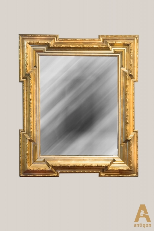 Mirror in a gilded wooden frame