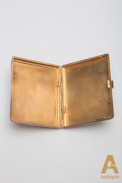 Silver cigarette case