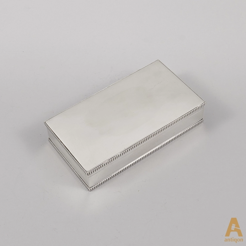 Silver cigar box
