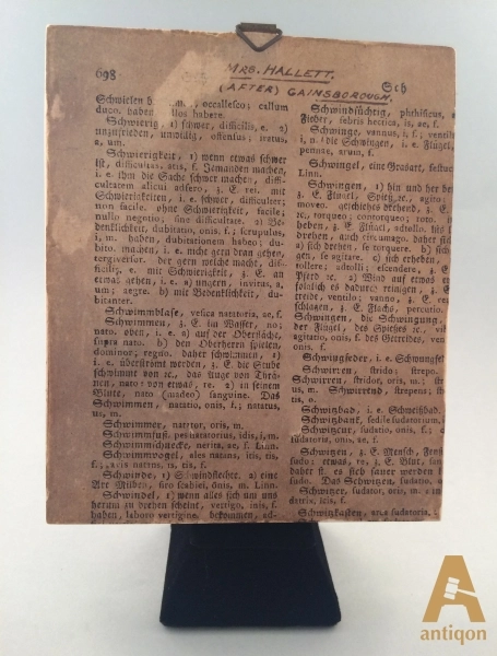 Портретная миниатюра «Мисс Гейнсборо» 