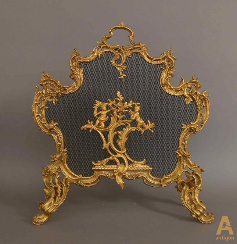  fireplace screen Louis XV