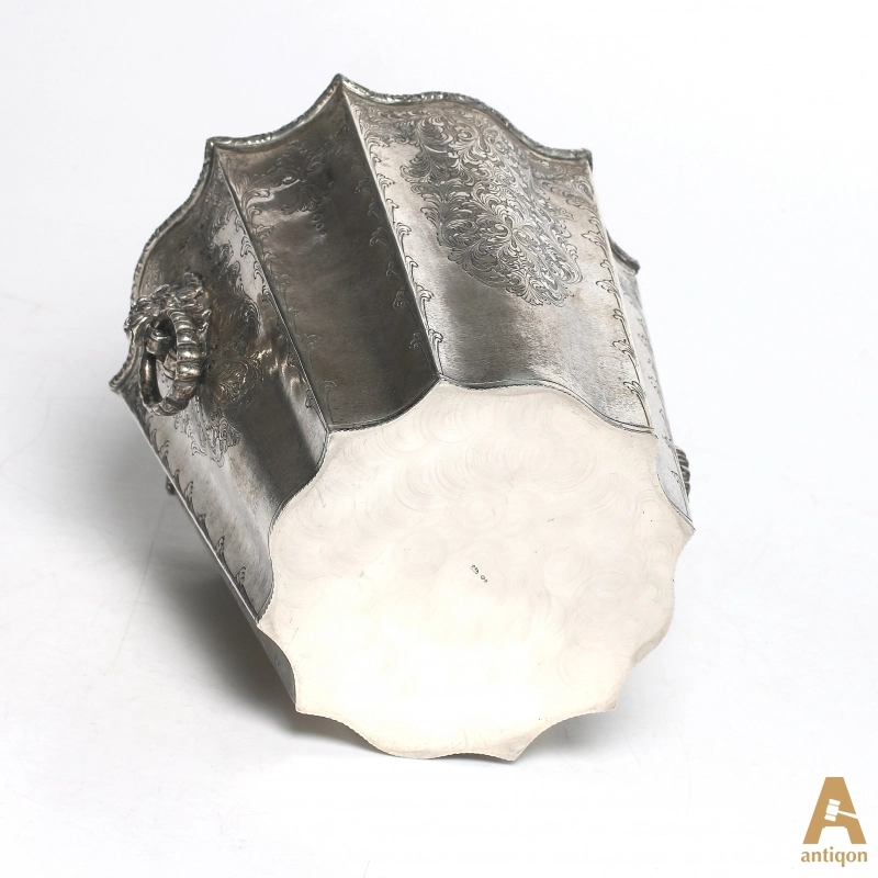 Silver wine cooler