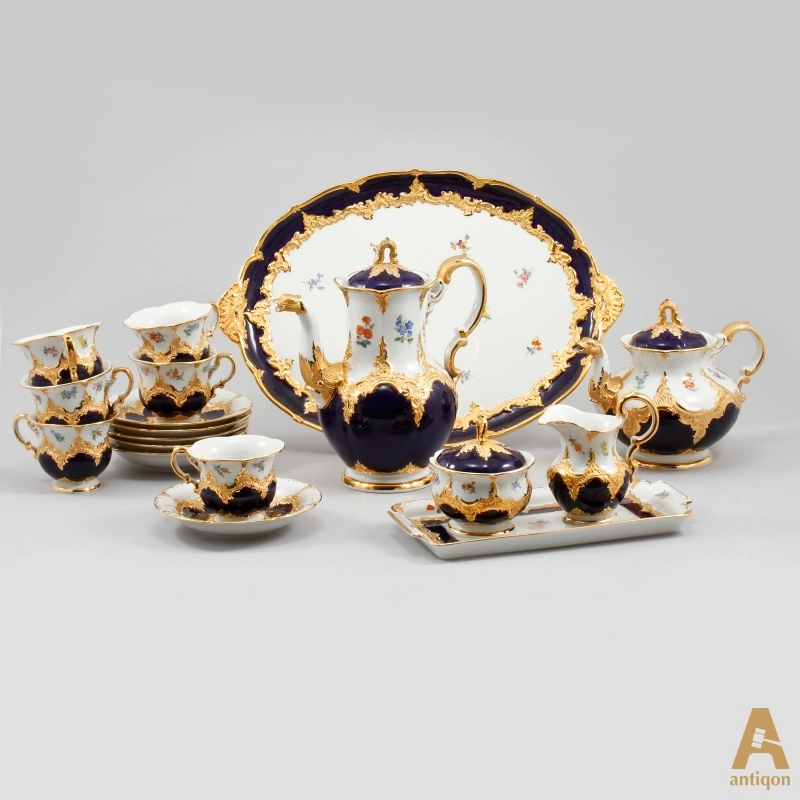  Coffee set. Meissen