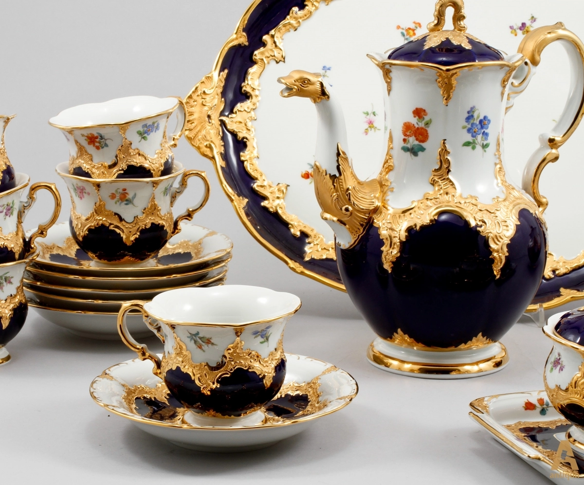  Coffee set. Meissen