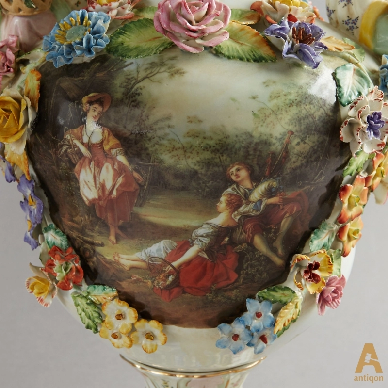 Pair of porcelain vases