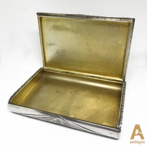Silver Cigarette Case. Latvia