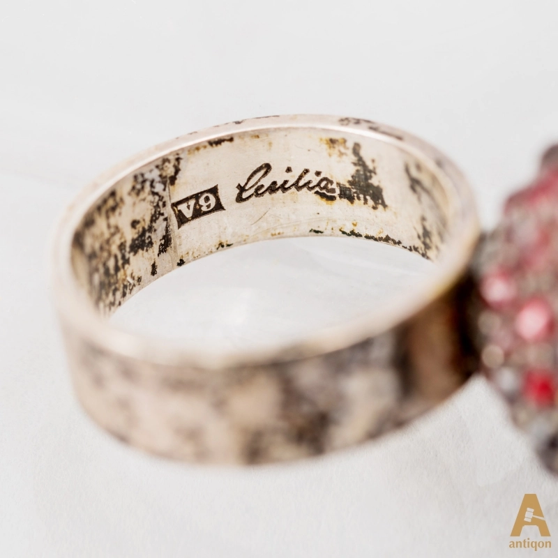 Ring with grenades.