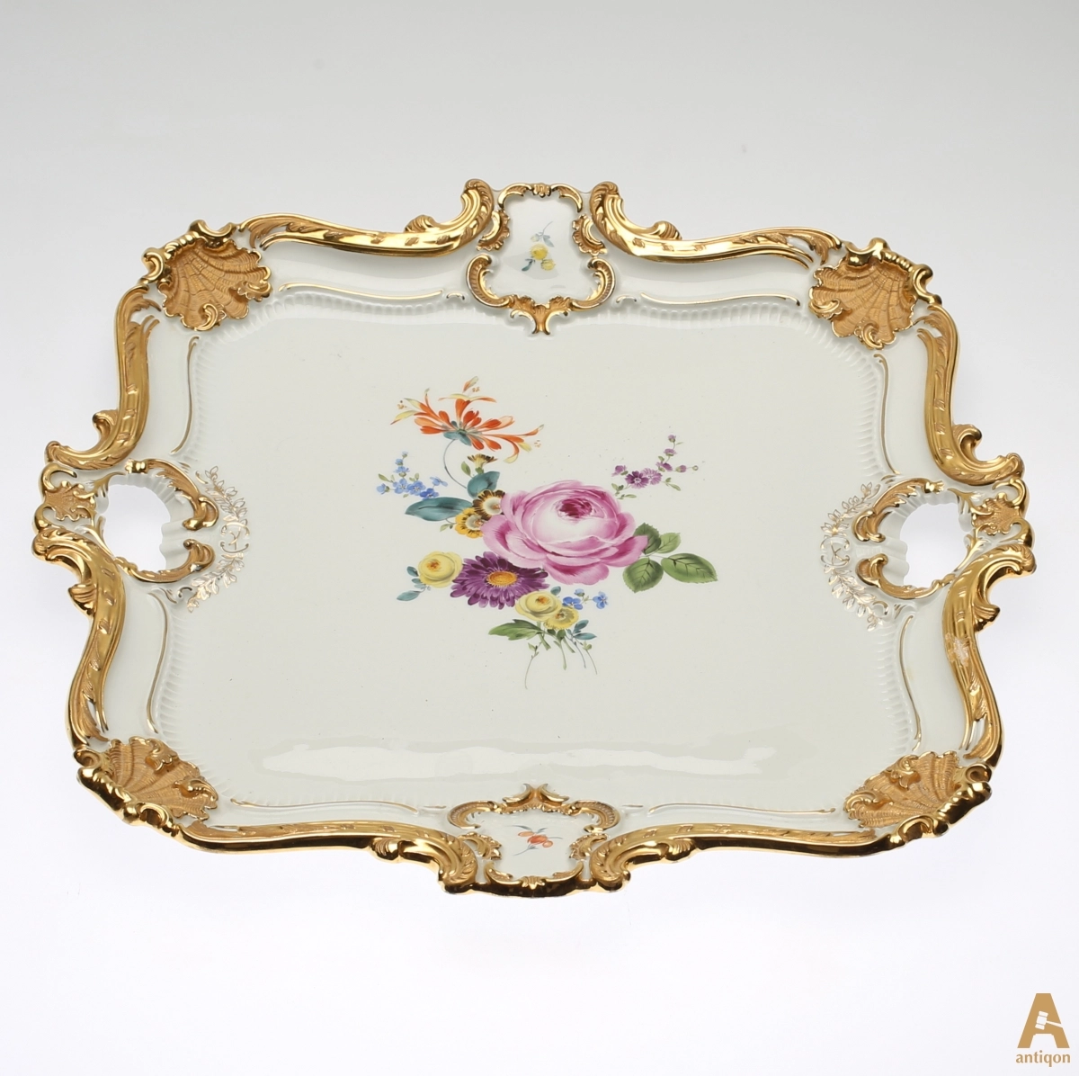 Porcelain tray. Meissen