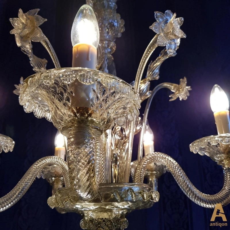 Murano glass chandelier