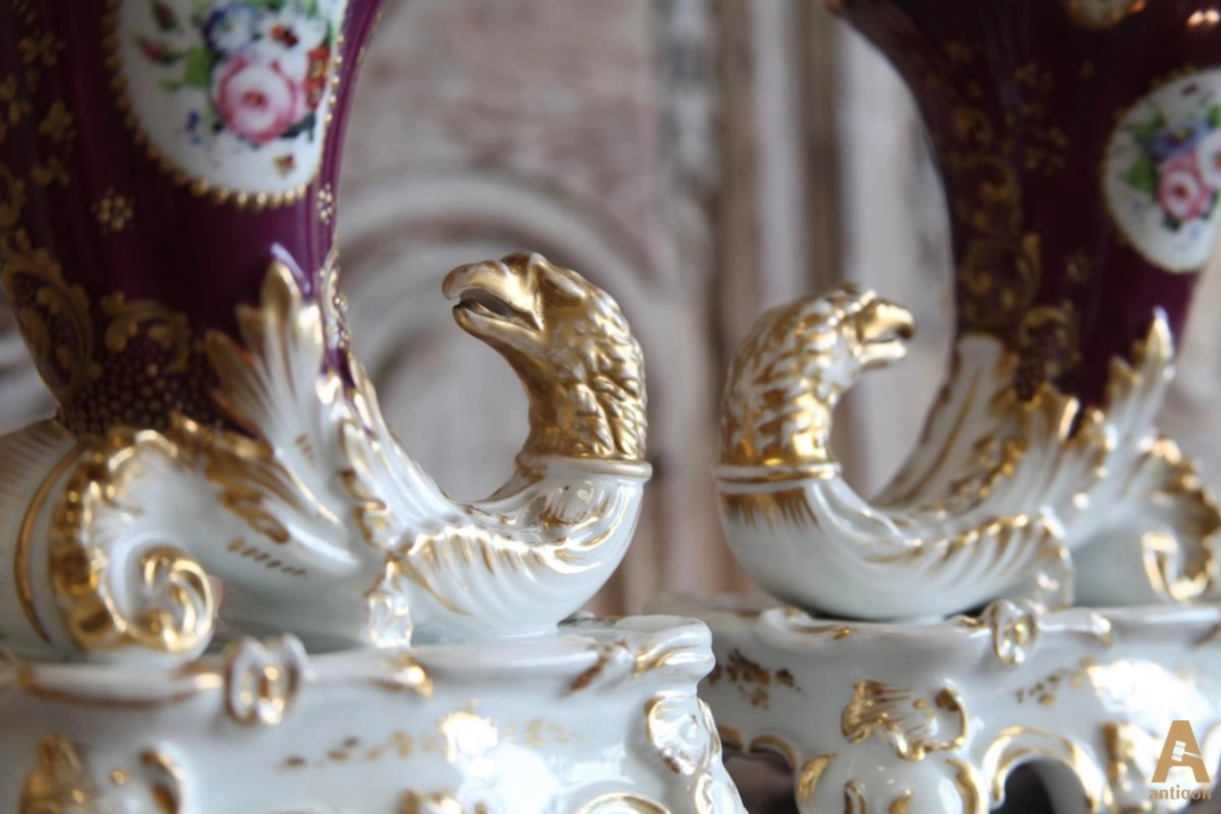 A pair of vases