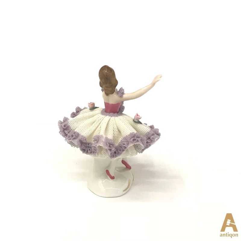 Ballerina in a lace dress