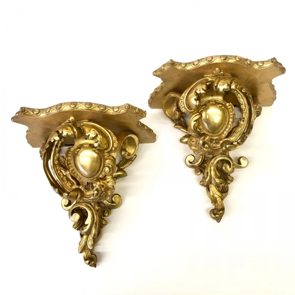 Pair of consoles. Neo-rococo
