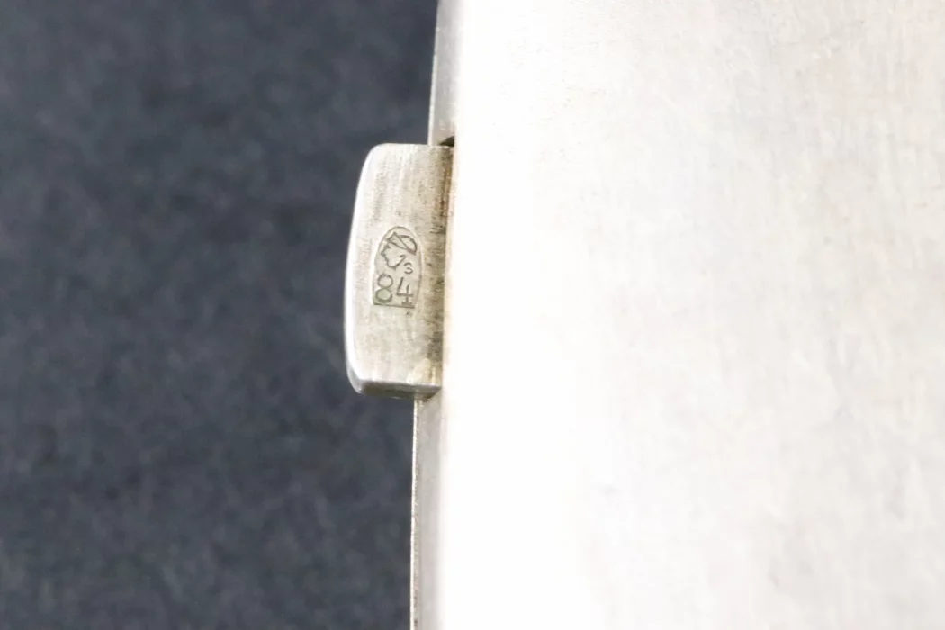 Silver cigarette case