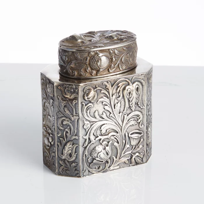 Silver Tea Caddy